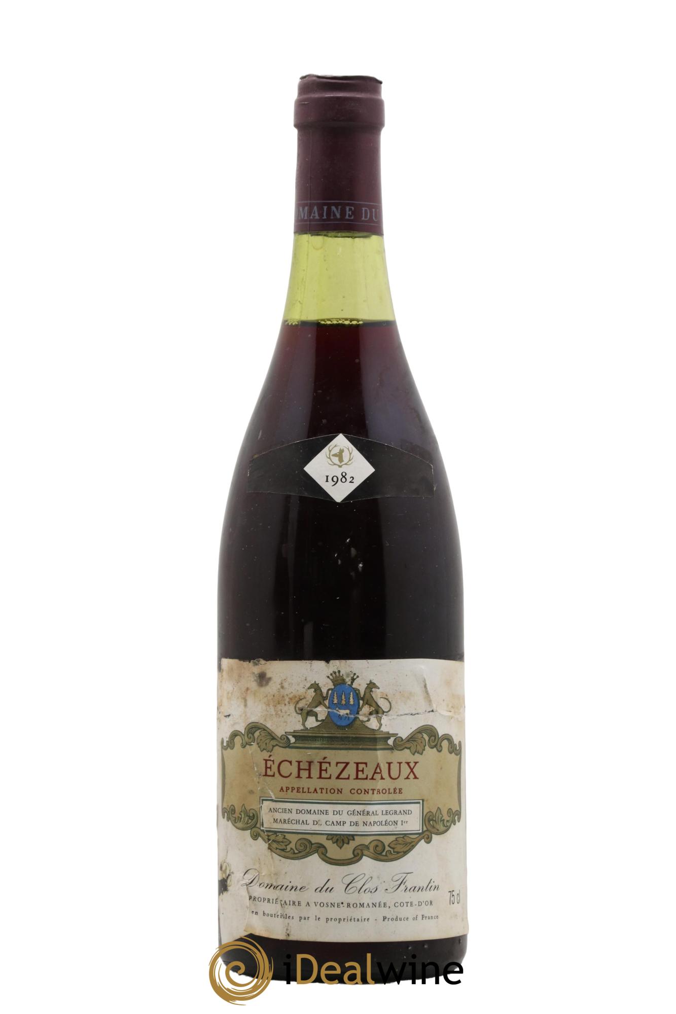 Echezeaux Grand Cru Clos Frantin - Albert Bichot  1982 - Lotto di 1 bottiglia - 0