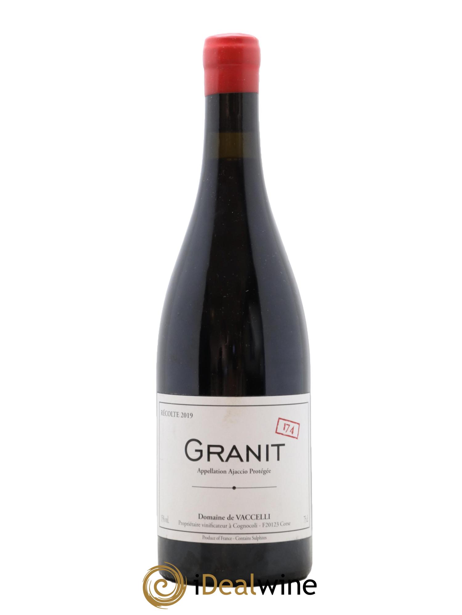 Ajaccio Granit 174 Vaccelli 2019 - Lot of 1 bottle - 0