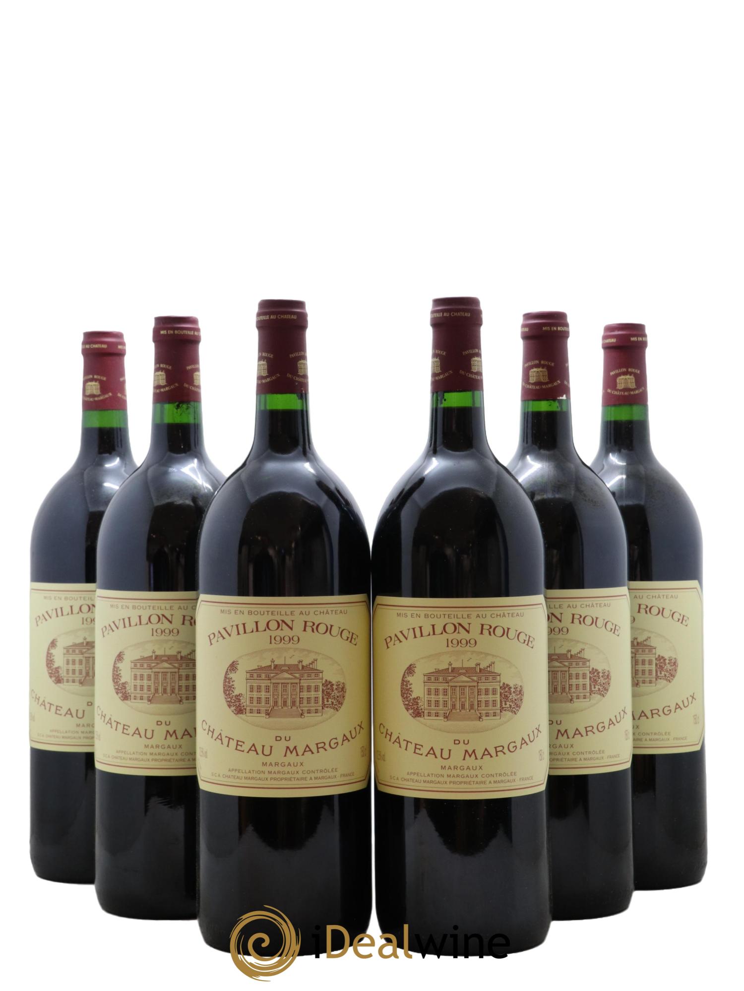 Pavillon Rouge du Château Margaux Second Vin  1999 - Lotto di 6 magnum - 0