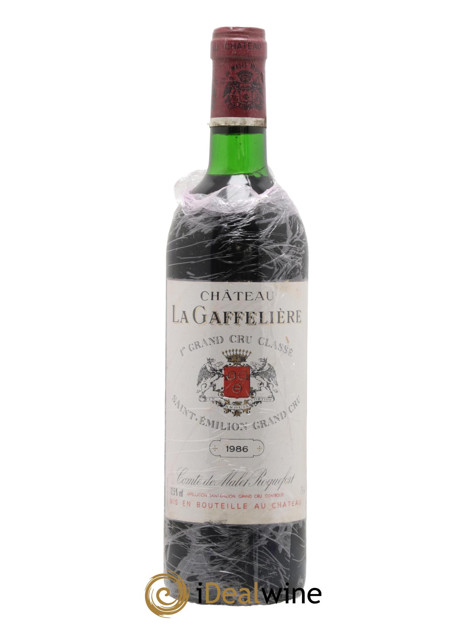 Château la Gaffelière 1er Grand Cru Classé B 1986 - Lotto di 1 bottiglia - 0