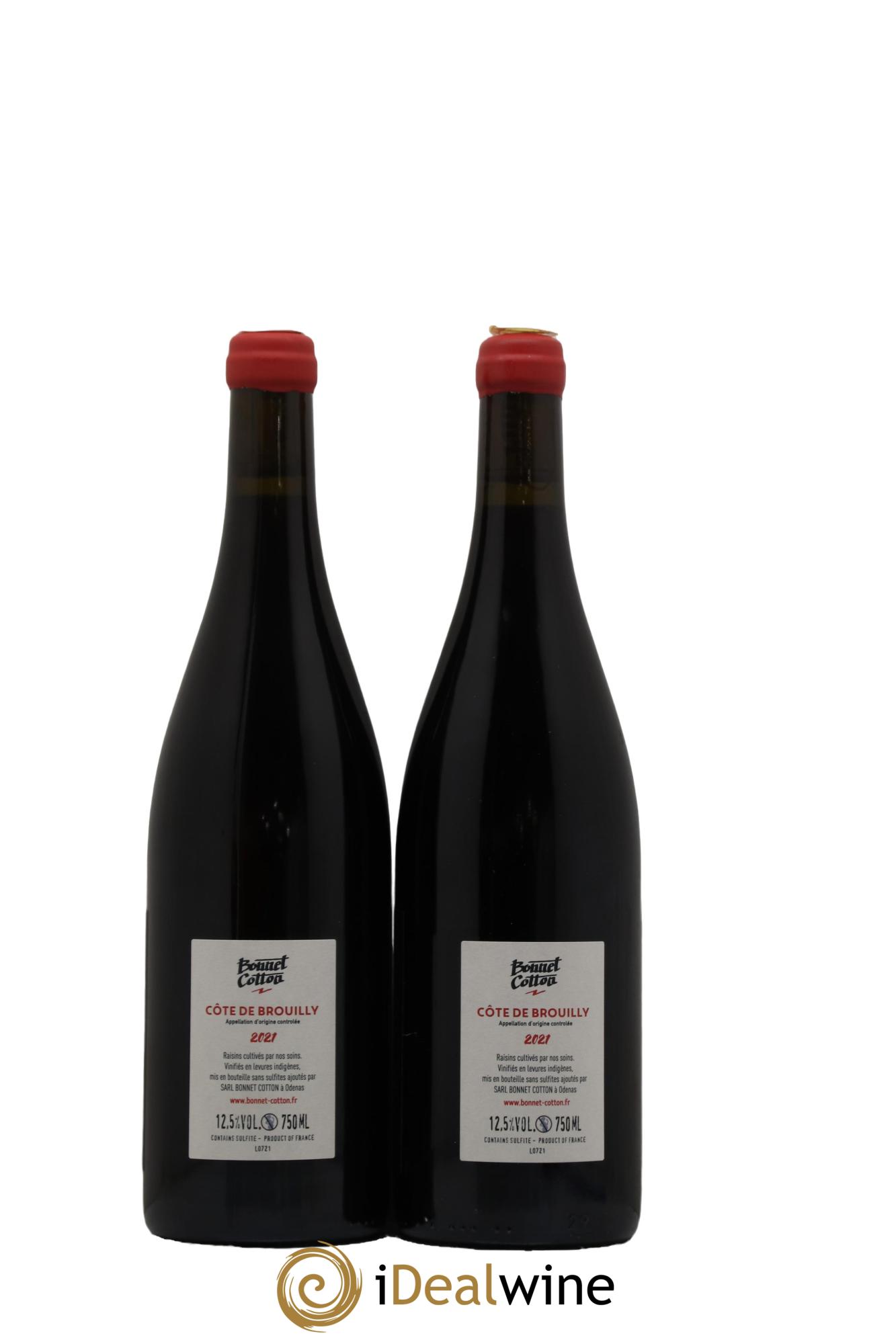 Côte de Brouilly Bonnet-Cotton (Domaine)  2021 - Lot de 2 bouteilles - 1