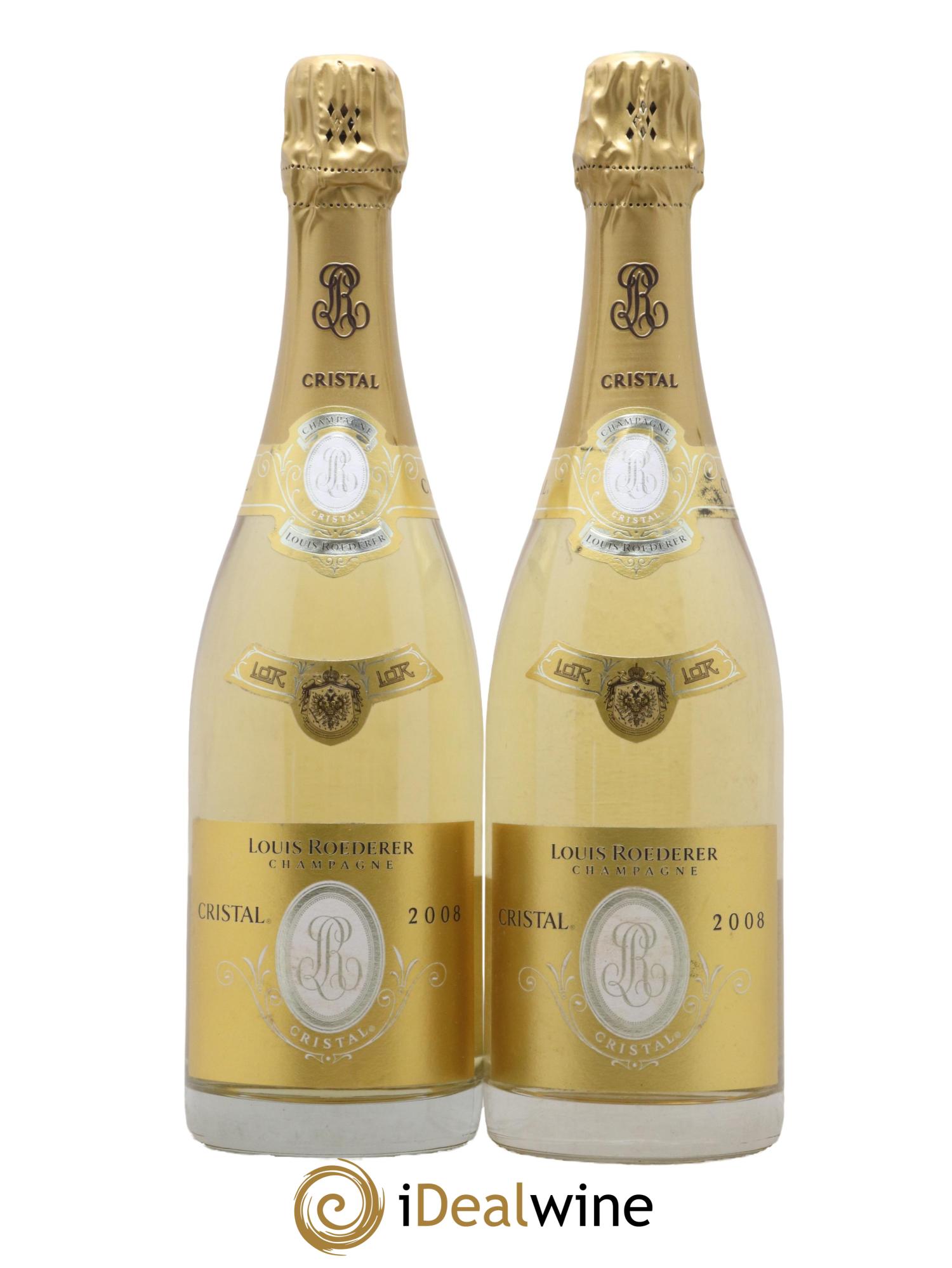 Cristal Louis Roederer 2008 - Lot de 2 bouteilles - 0