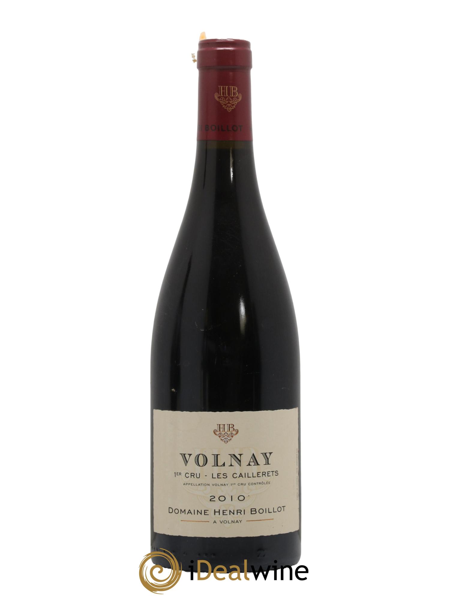 Volnay 1er Cru Les Caillerets Henri Boillot (Domaine) 2010 - Lot of 1 bottle - 0