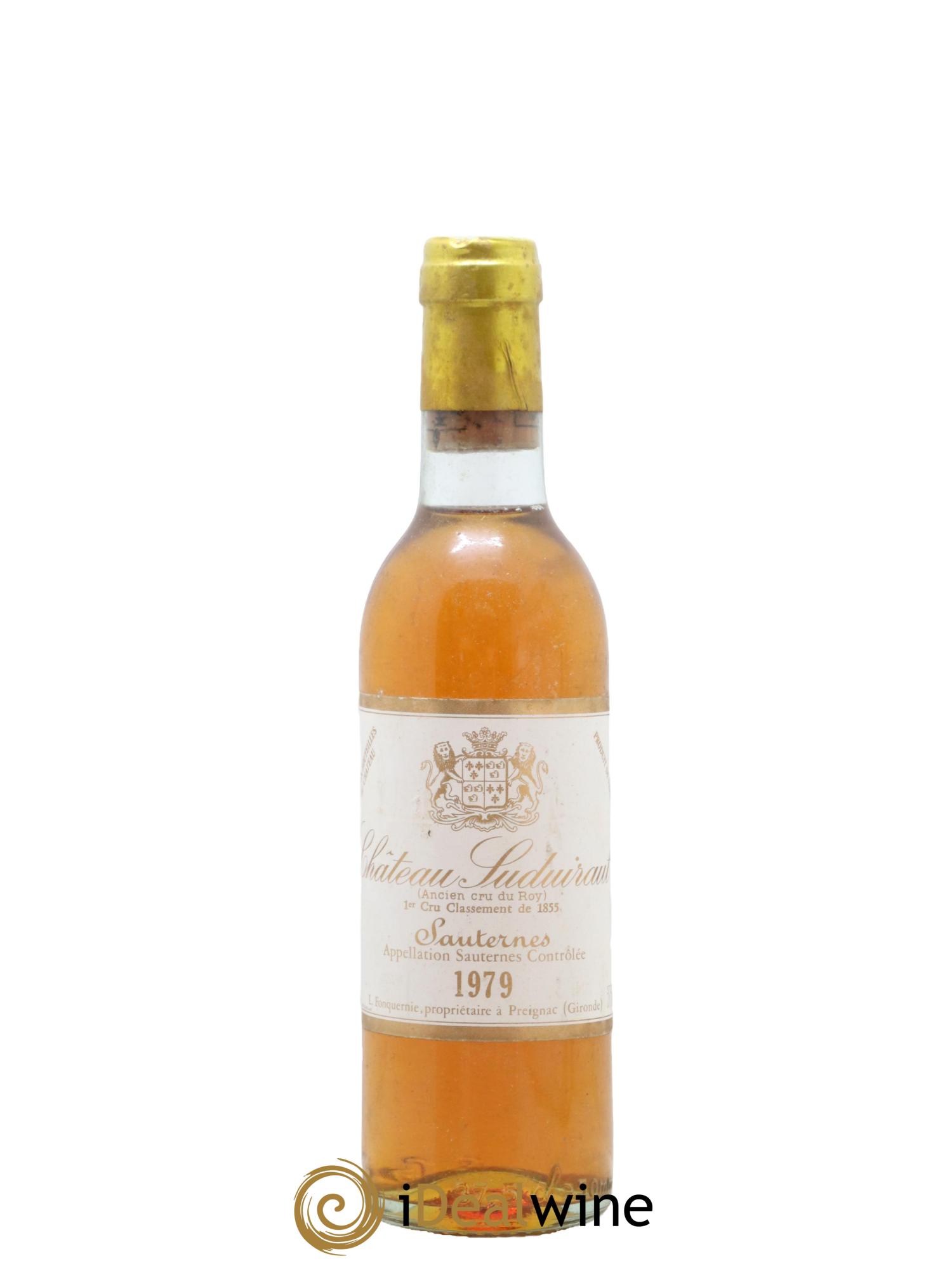 Château Suduiraut 1er Grand Cru Classé 1979 - Lot de 1 demi bouteille - 0