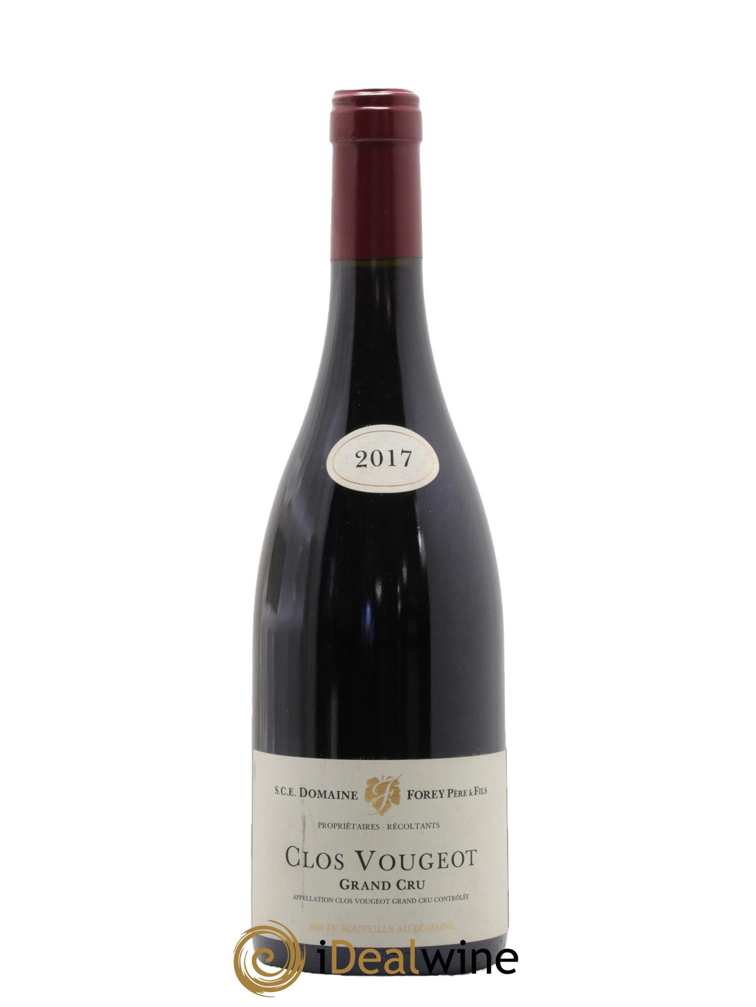 Clos de Vougeot Grand Cru Forey Père et Fils (Domaine) 2017 - Lot of 1 bottle - 0