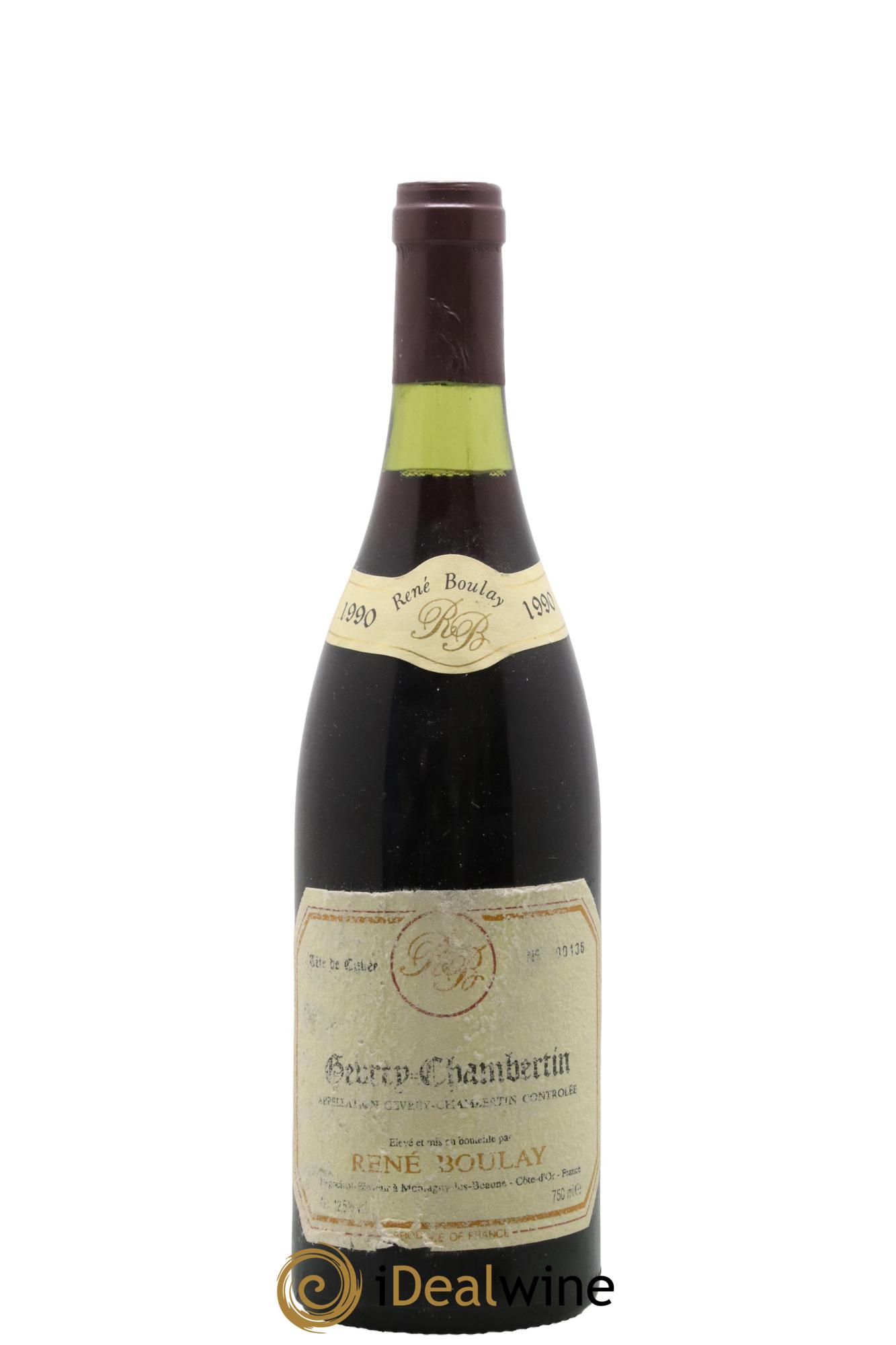 Gevrey-Chambertin Tête De Cuvée René Boulay 1990 - Lot de 1 bouteille - 0