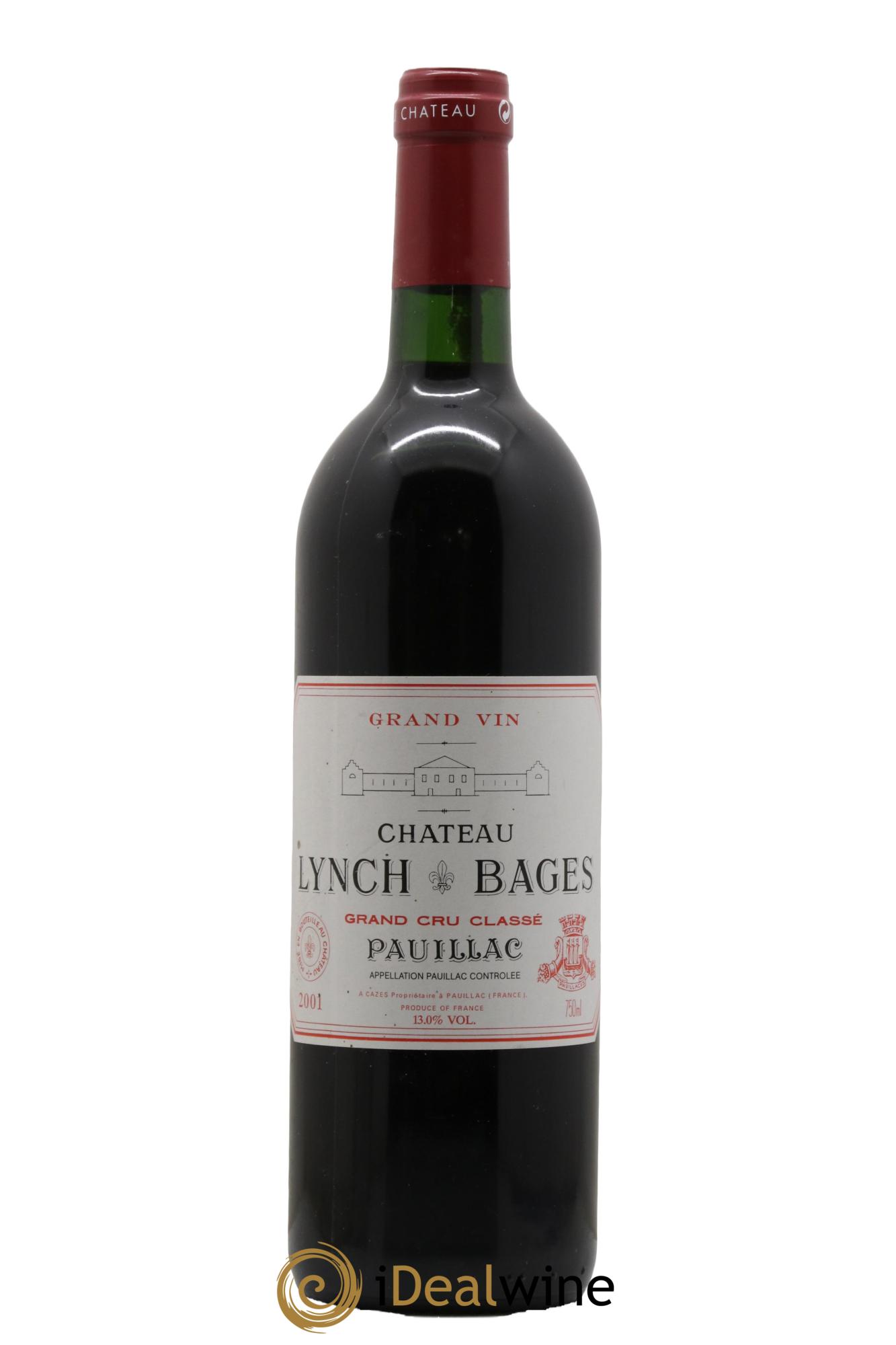 Château Lynch Bages 5ème Grand Cru Classé 2001 - Posten von 1 Flasche - 0