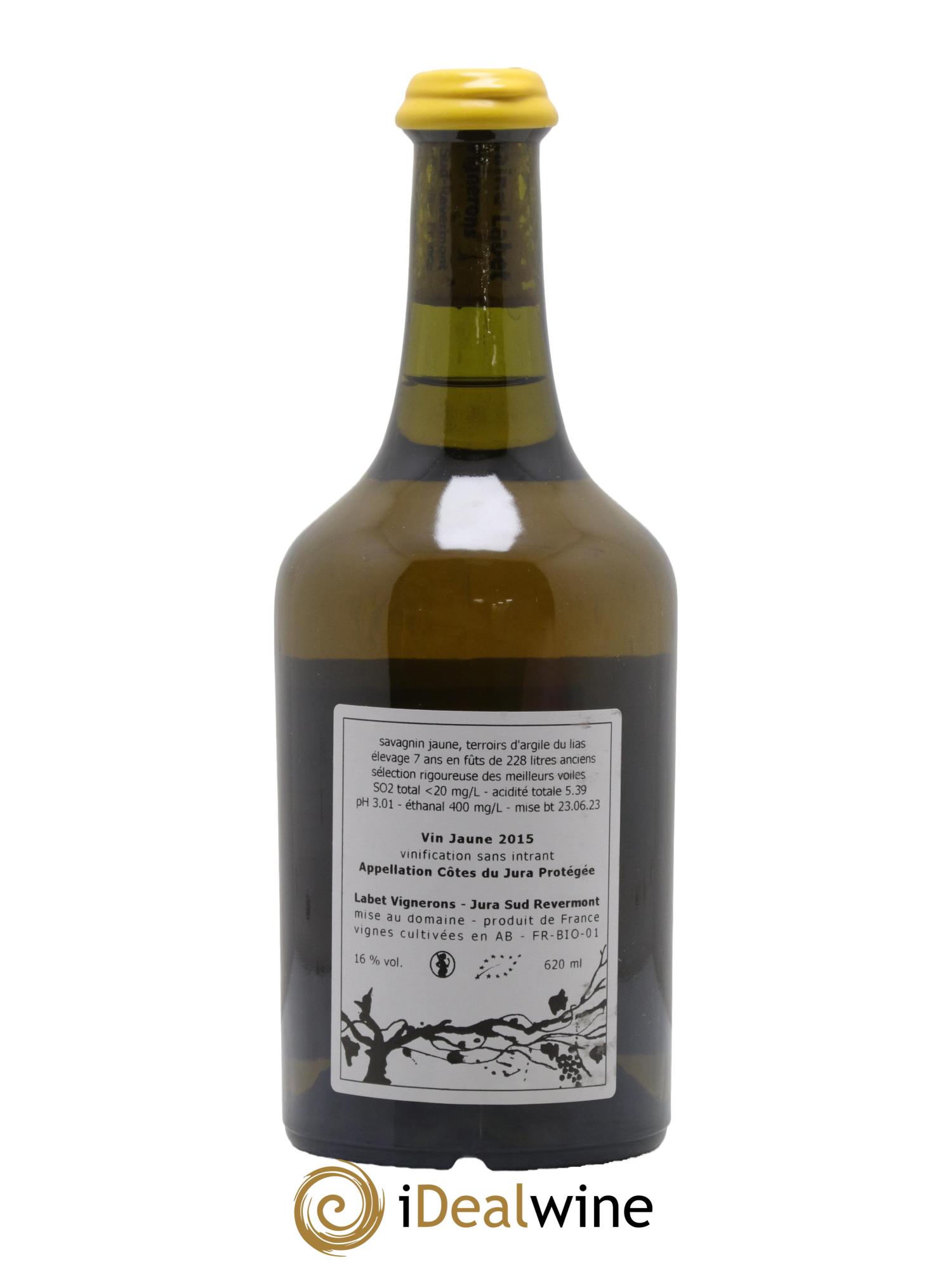 Côtes du Jura Vin Jaune Romain - Julien  - Charline Labet 2015 - Lot of 1 Clavelin - 1