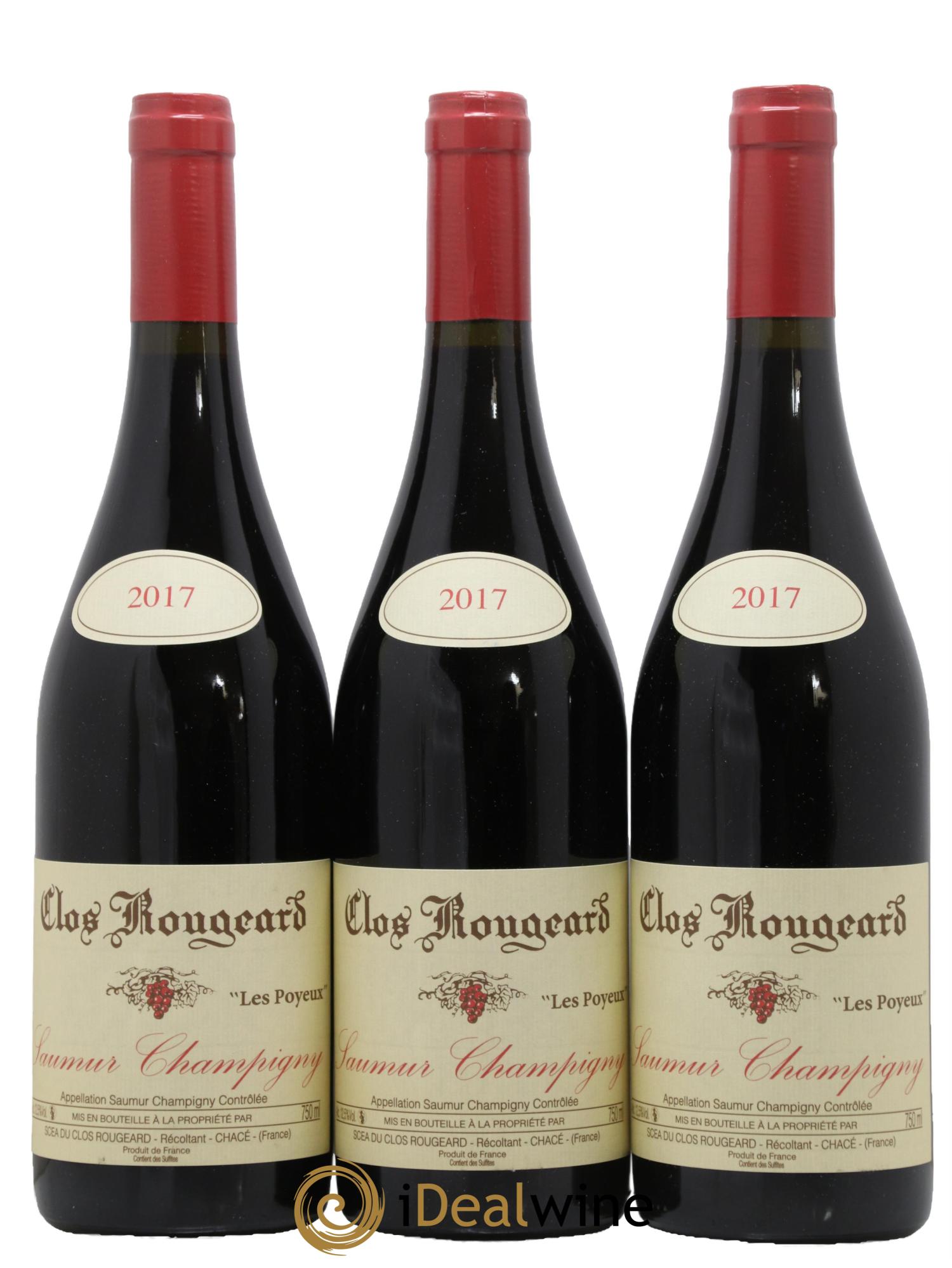 Saumur-Champigny Les Poyeux Clos Rougeard 2017 - Lotto di 3 bottiglie - 0