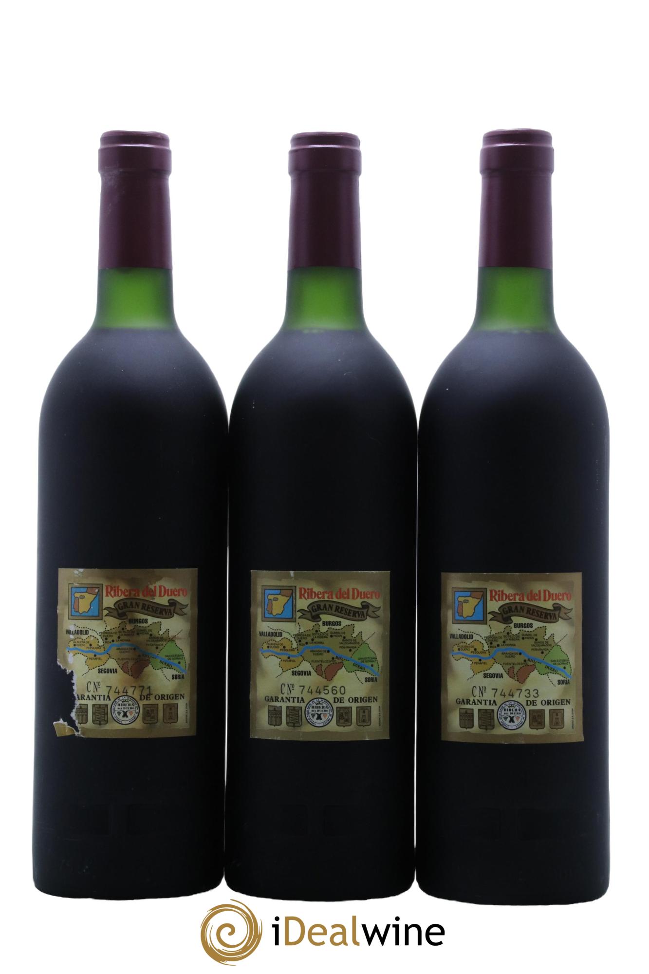 Ribera Del Duero Vega Sicilia Unico Reserva Especial Famille Alvarez  - Lot de 3 bouteilles - 1