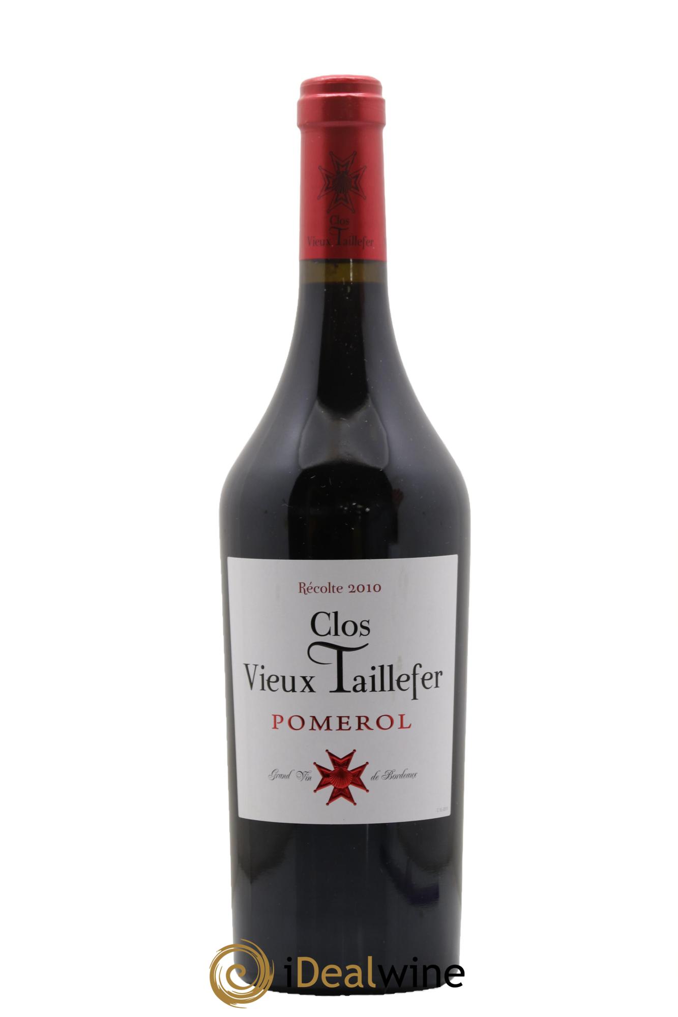 Pomerol Clos Vieux Taillefer 2010 - Lot de 1 bouteille - 0