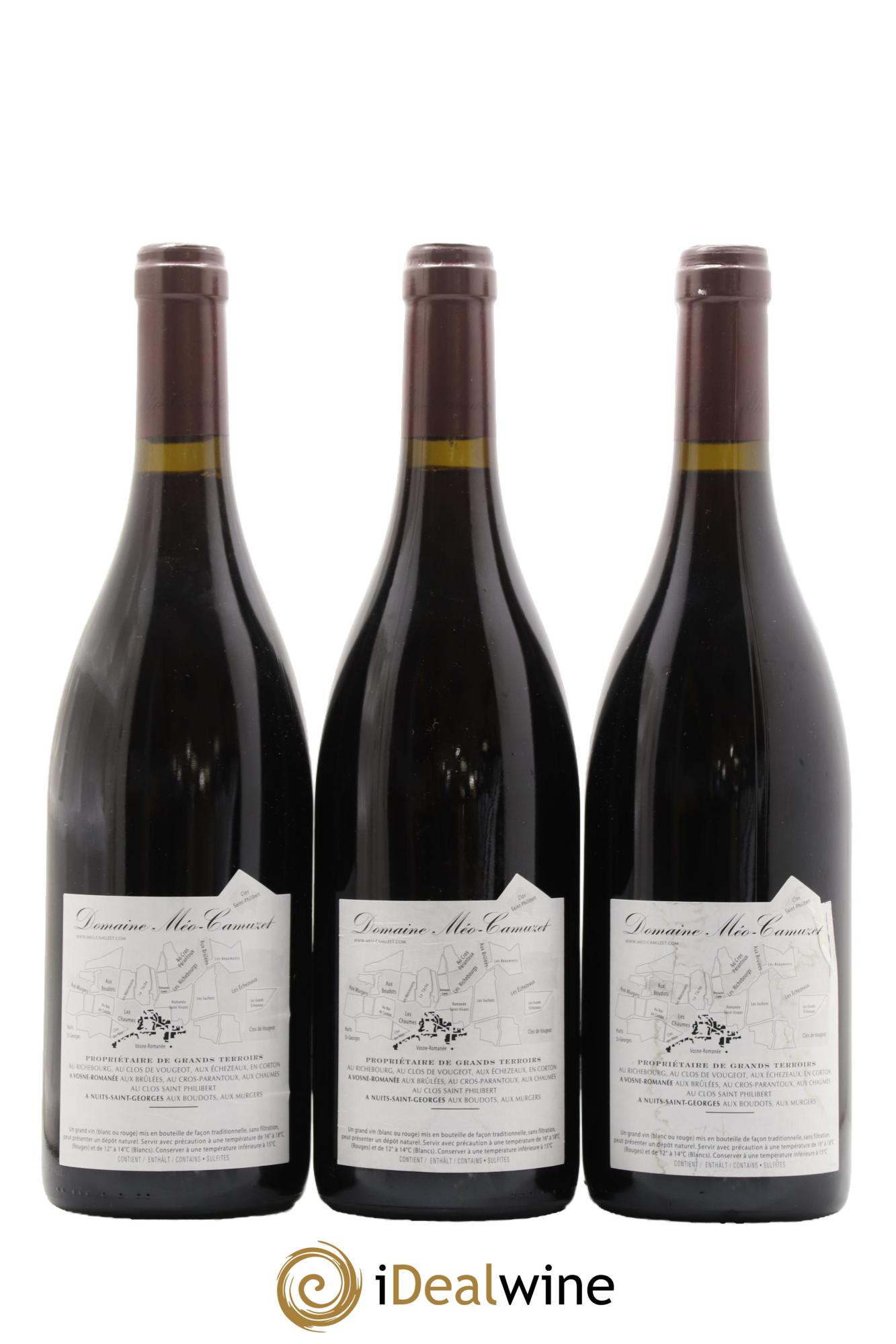 Clos de Vougeot Grand Cru Méo-Camuzet (Domaine) 2015 - Lot de 3 bouteilles - 1