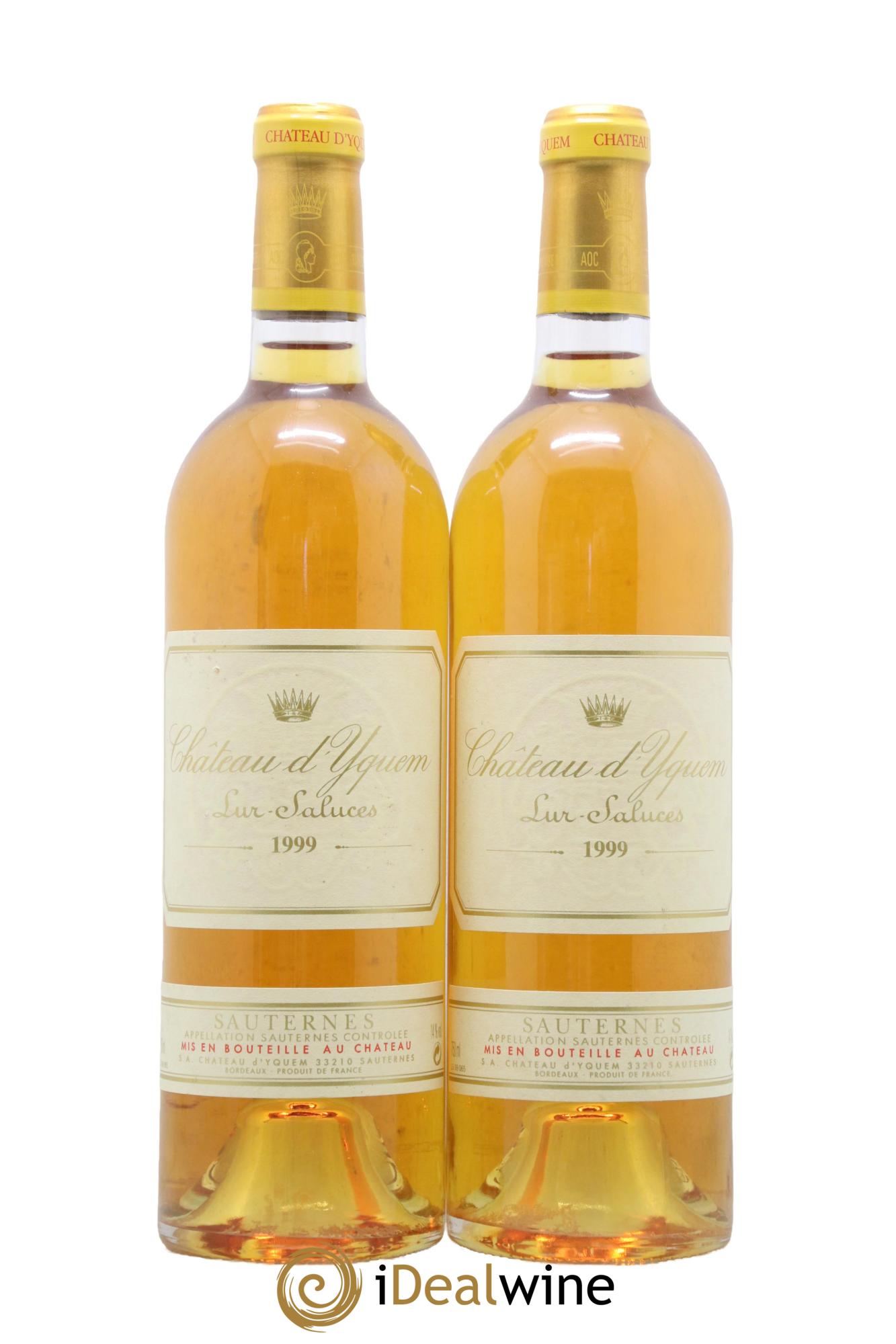 Château d' Yquem 1er Cru Classé Supérieur 1999 - Lot de 2 bouteilles - 0