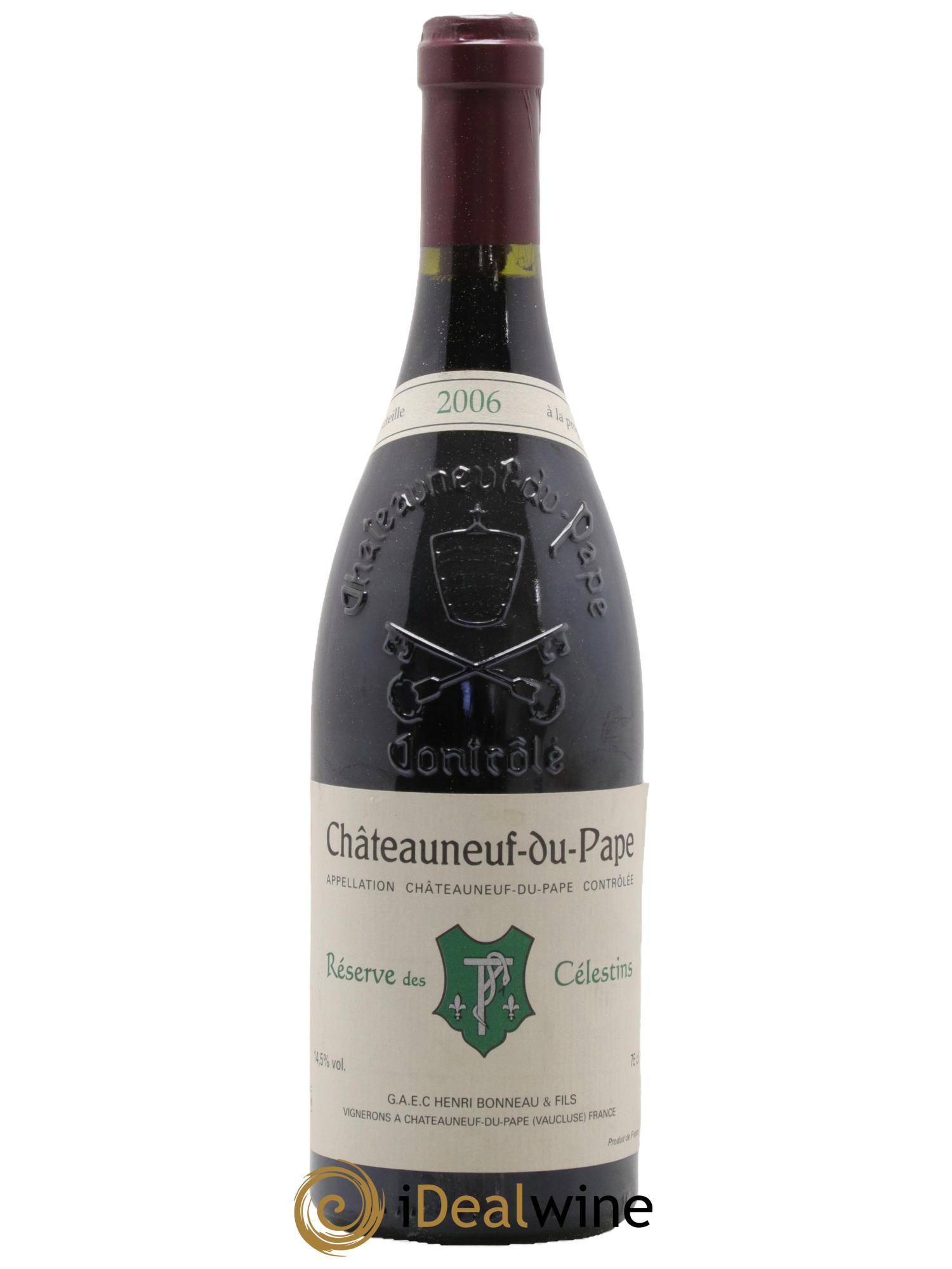 Châteauneuf-du-Pape Réserve des Célestins Henri Bonneau & Fils 2006 - Lotto di 1 bottiglia - 0