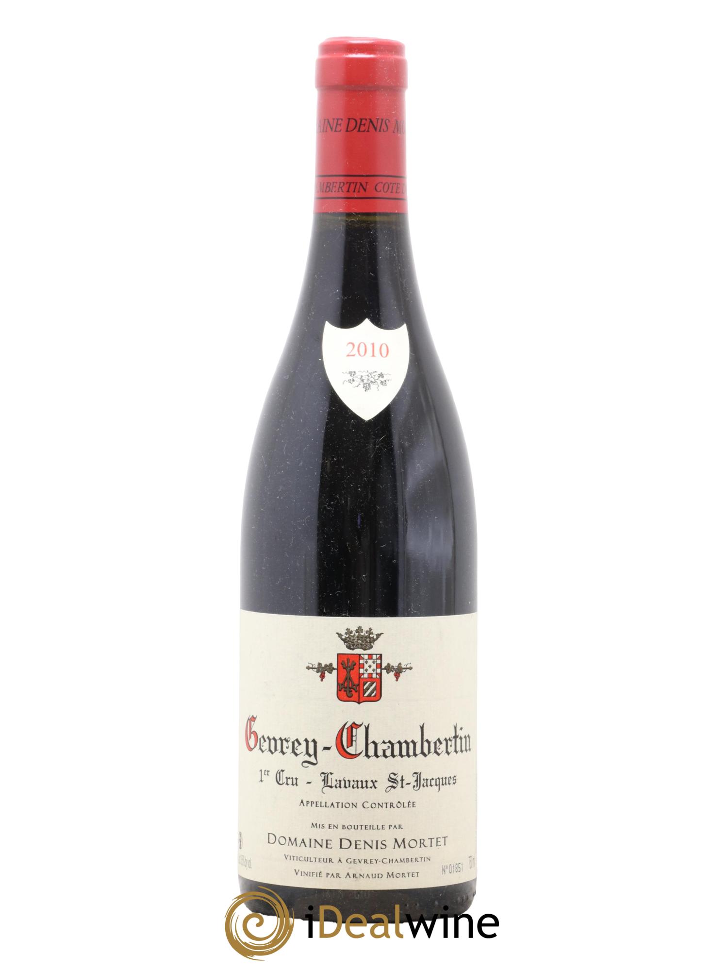 Gevrey-Chambertin 1er Cru Lavaux Saint Jacques Denis Mortet (Domaine) 2010 - Lot de 1 bouteille - 0