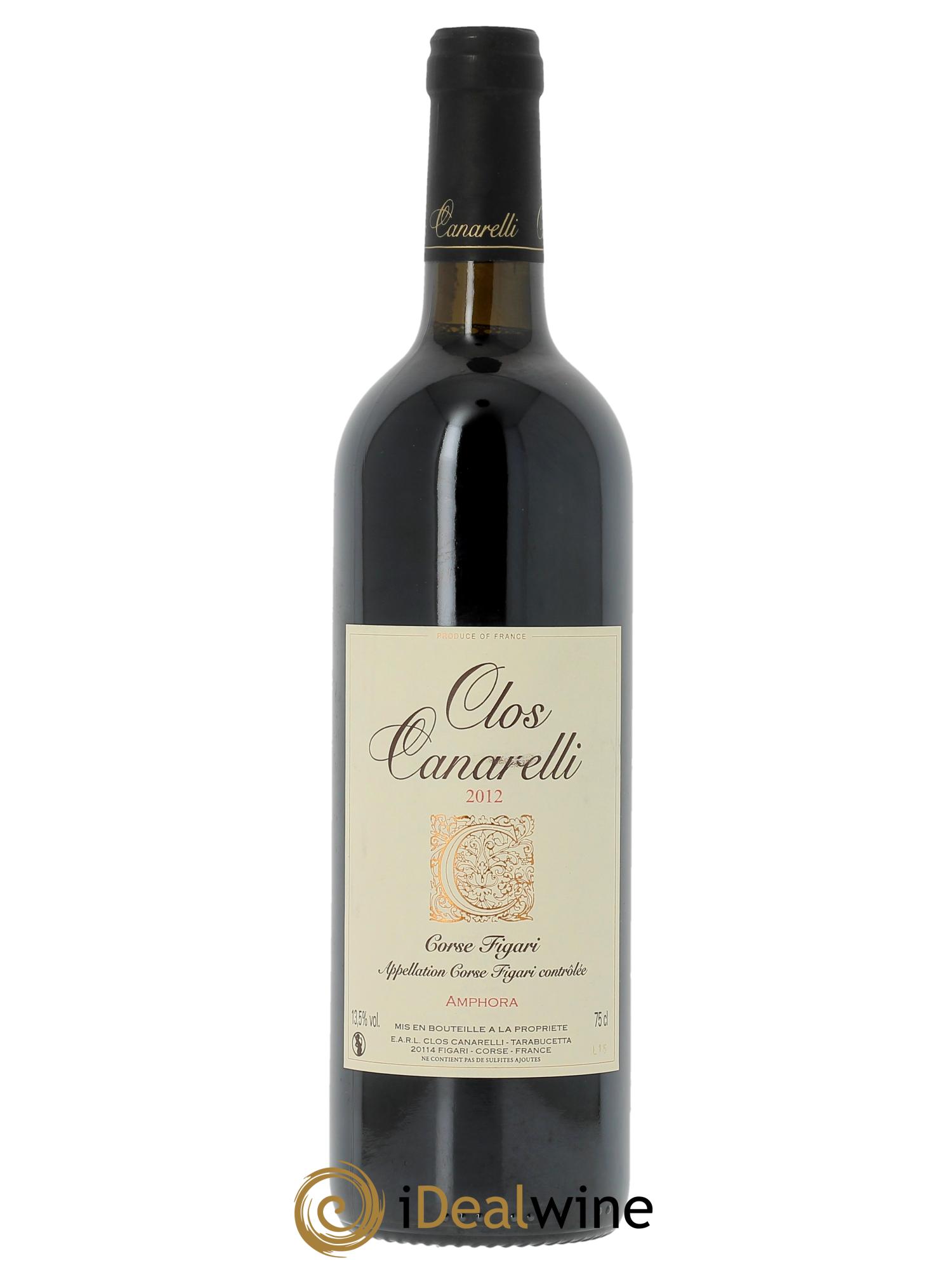 Figari Amphora Clos Canarelli  2012 - Lot de 1 bouteille - 0