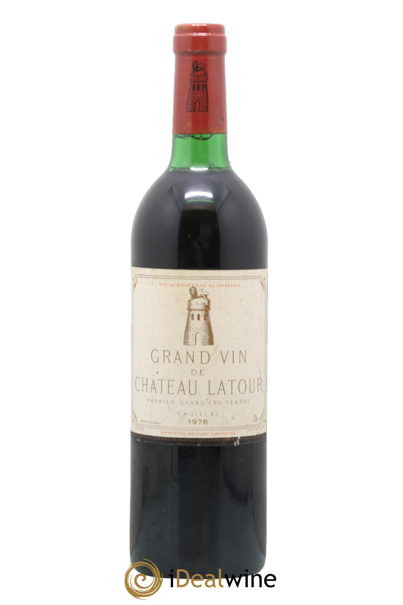 Château Latour 1er Grand Cru Classé 1978 - Posten von 1 Flasche - 0