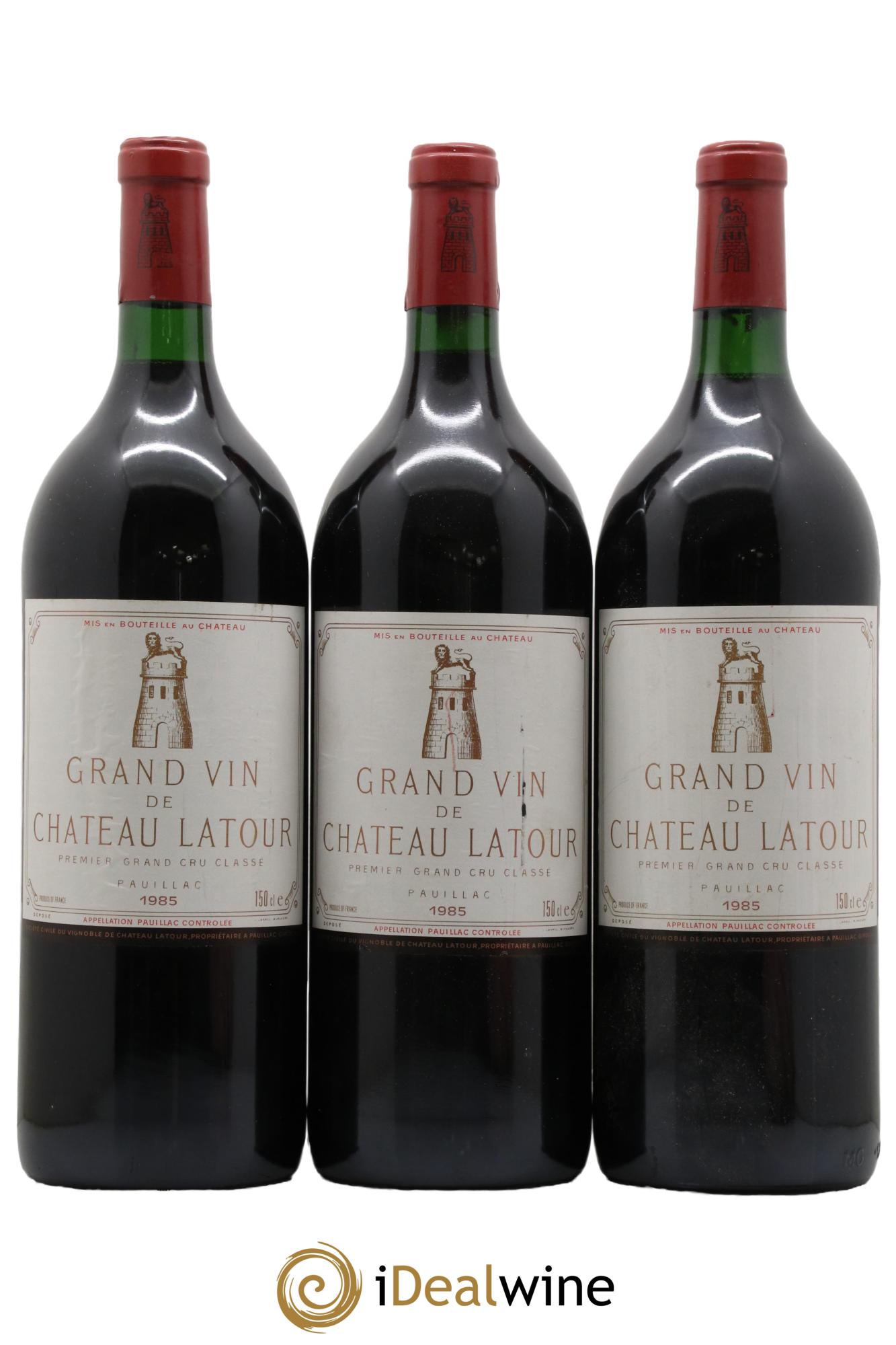 Château Latour 1er Grand Cru Classé 1985 - Lotto di 3 magnum - 0