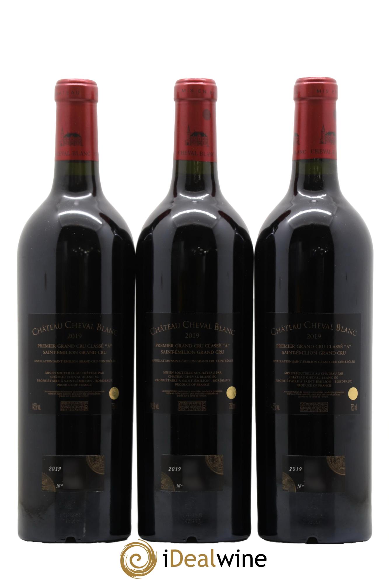 Château Cheval Blanc 1er Grand Cru Classé A  2019 - Lot de 6 bouteilles - 4