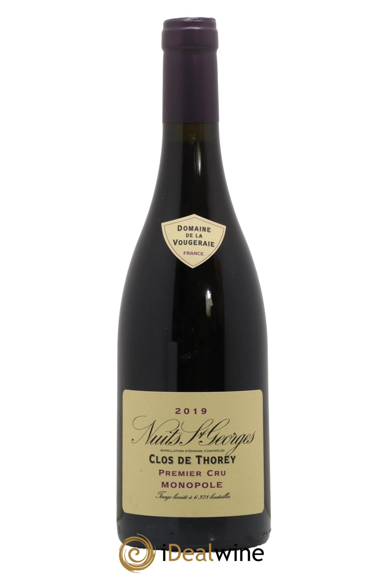 Nuits Saint-Georges 1er Cru Clos de Thorey La Vougeraie 2019 - Lotto di 1 bottiglia - 0