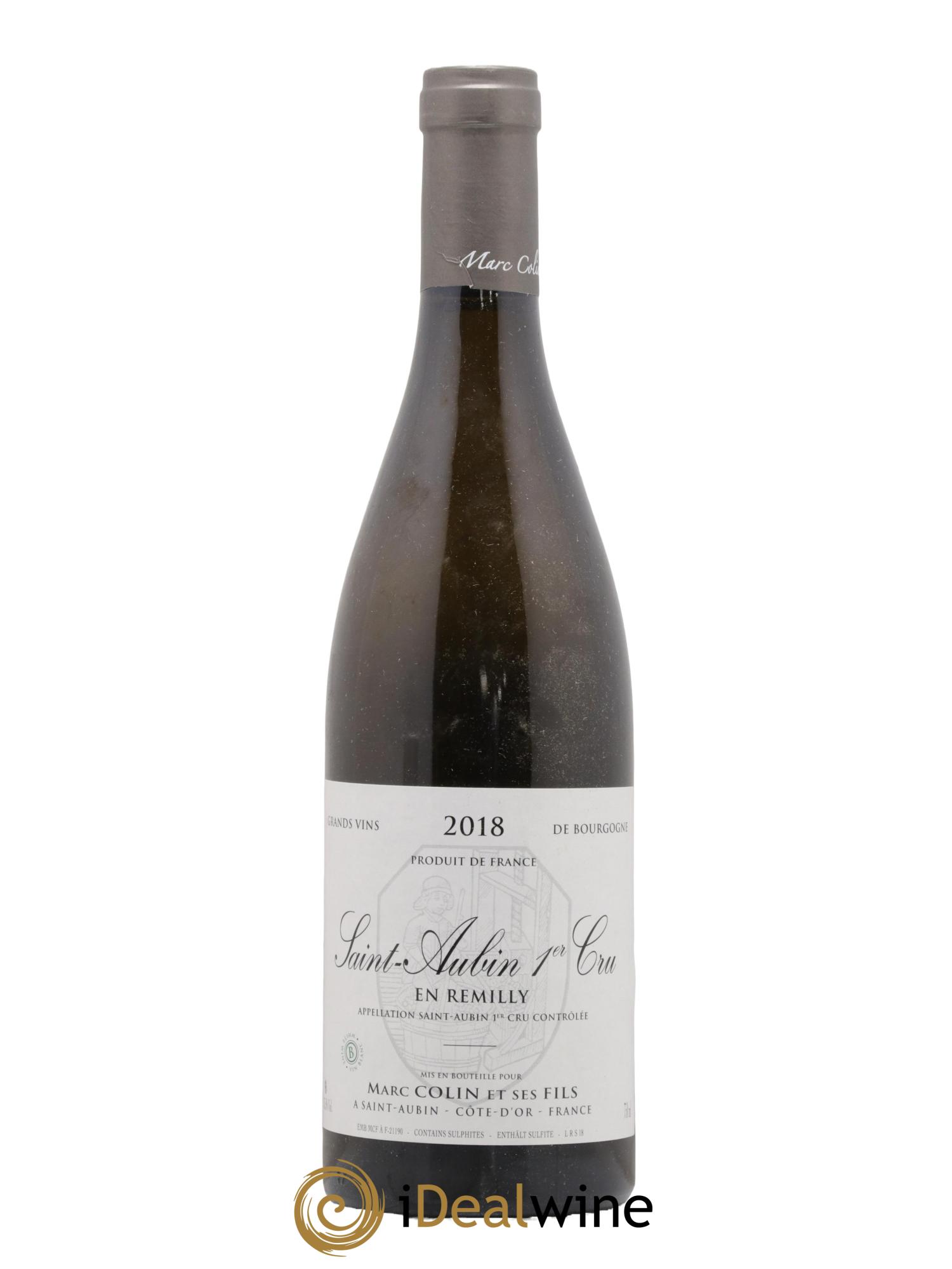 Saint-Aubin 1er Cru En Rémilly Marc Colin & Fils  2018 - Posten von 1 Flasche - 0