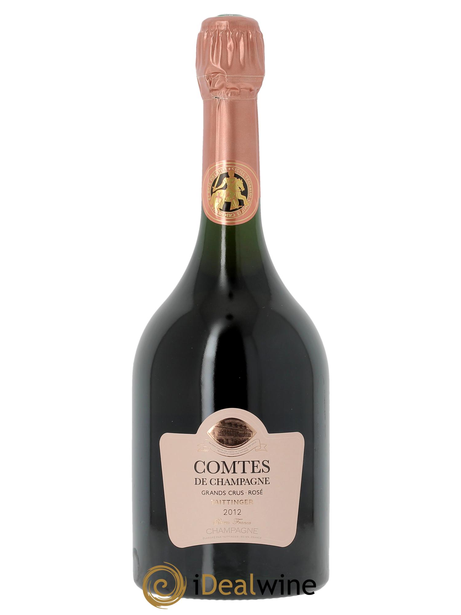 Comtes de Champagne Rosé Grand Cru Taittinger  2012 - Lot of 1 bottle - 1