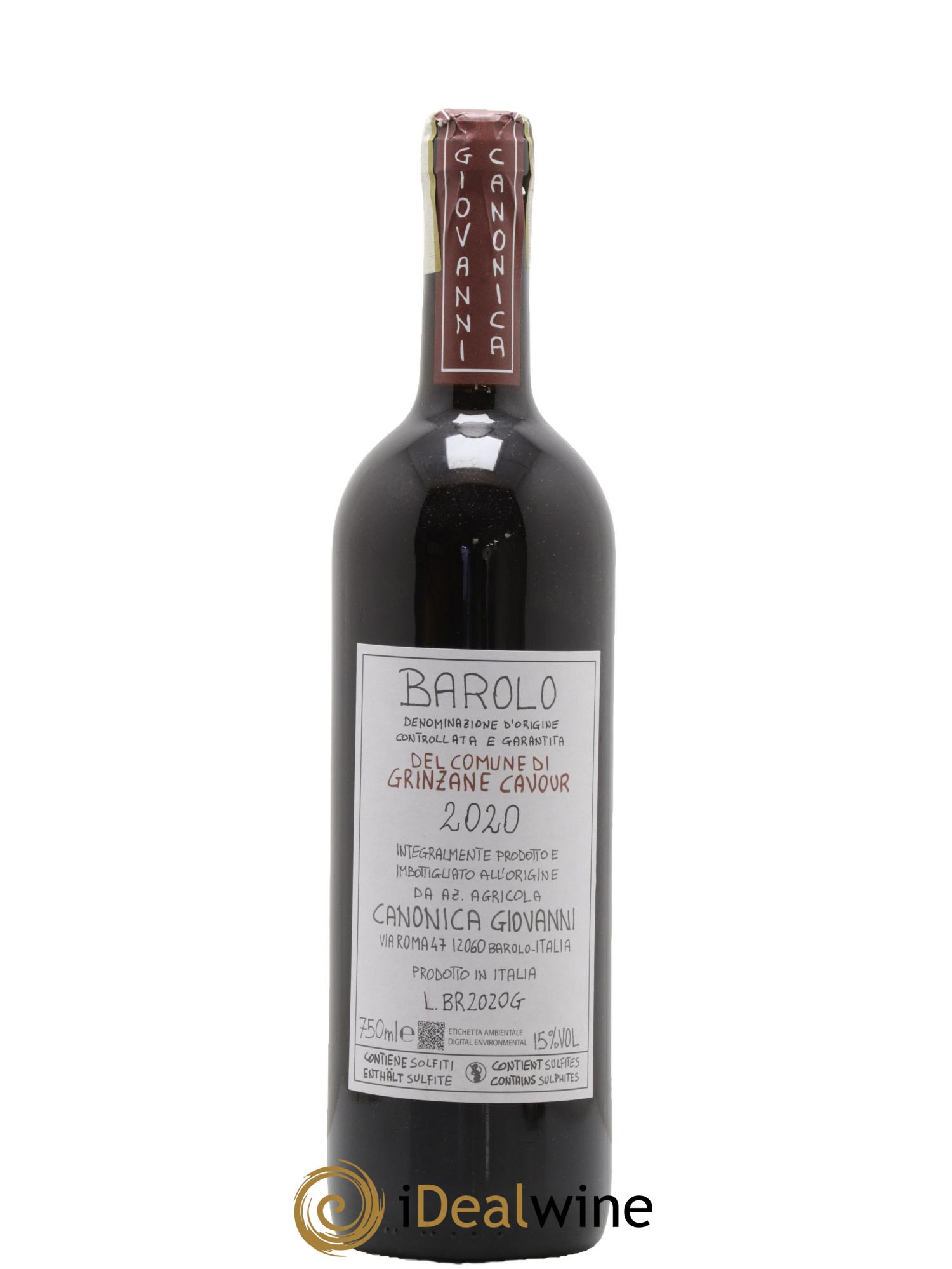 Barolo DOCG Grinzane Cavour Giovanni Canonica 2020 - Posten von 1 Flasche - 0