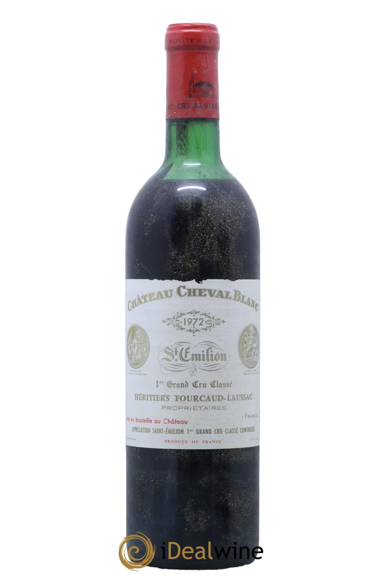 Château Cheval Blanc 1er Grand Cru Classé A 1972 - Lot de 1 bouteille - 0