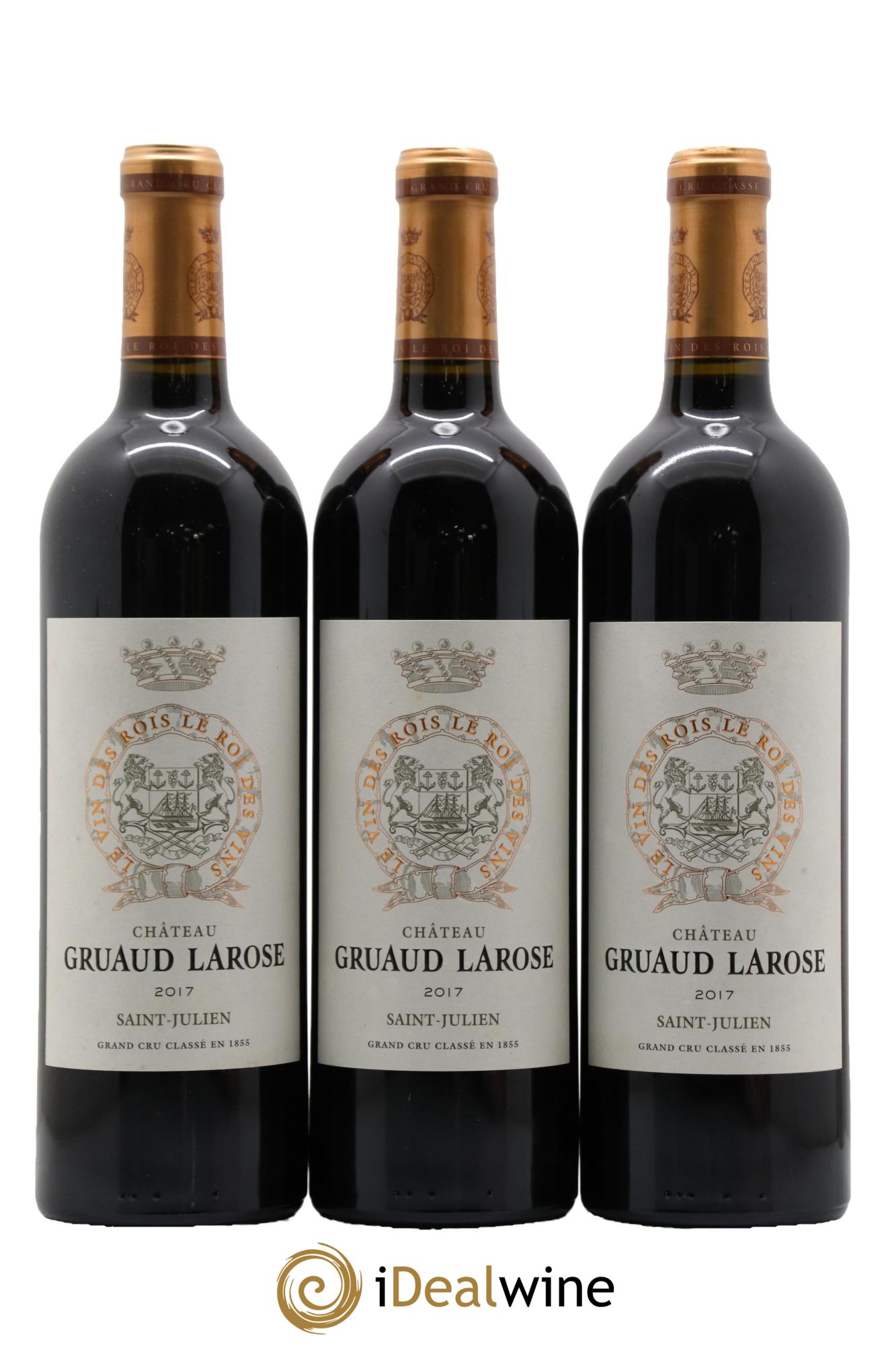 Château Gruaud Larose 2ème Grand Cru Classé 2017 - Lot de 3 bouteilles - 0