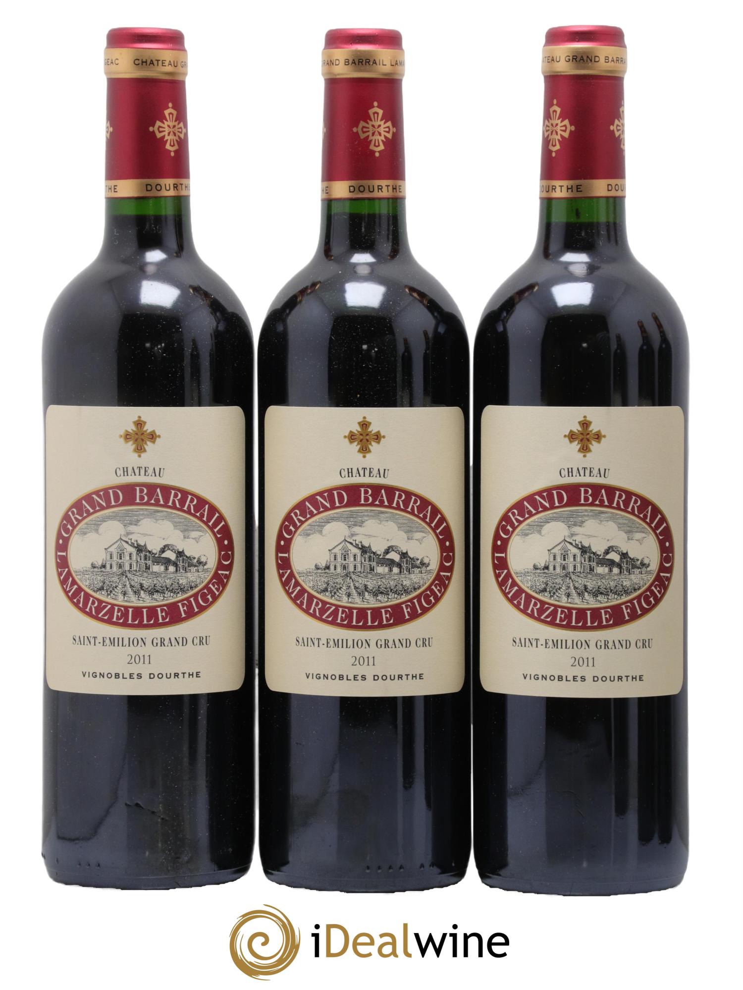 Château Grand Barrail Lamarzelle Figeac Grand Cru Classé 2011 - Lot de 6 bouteilles - 2