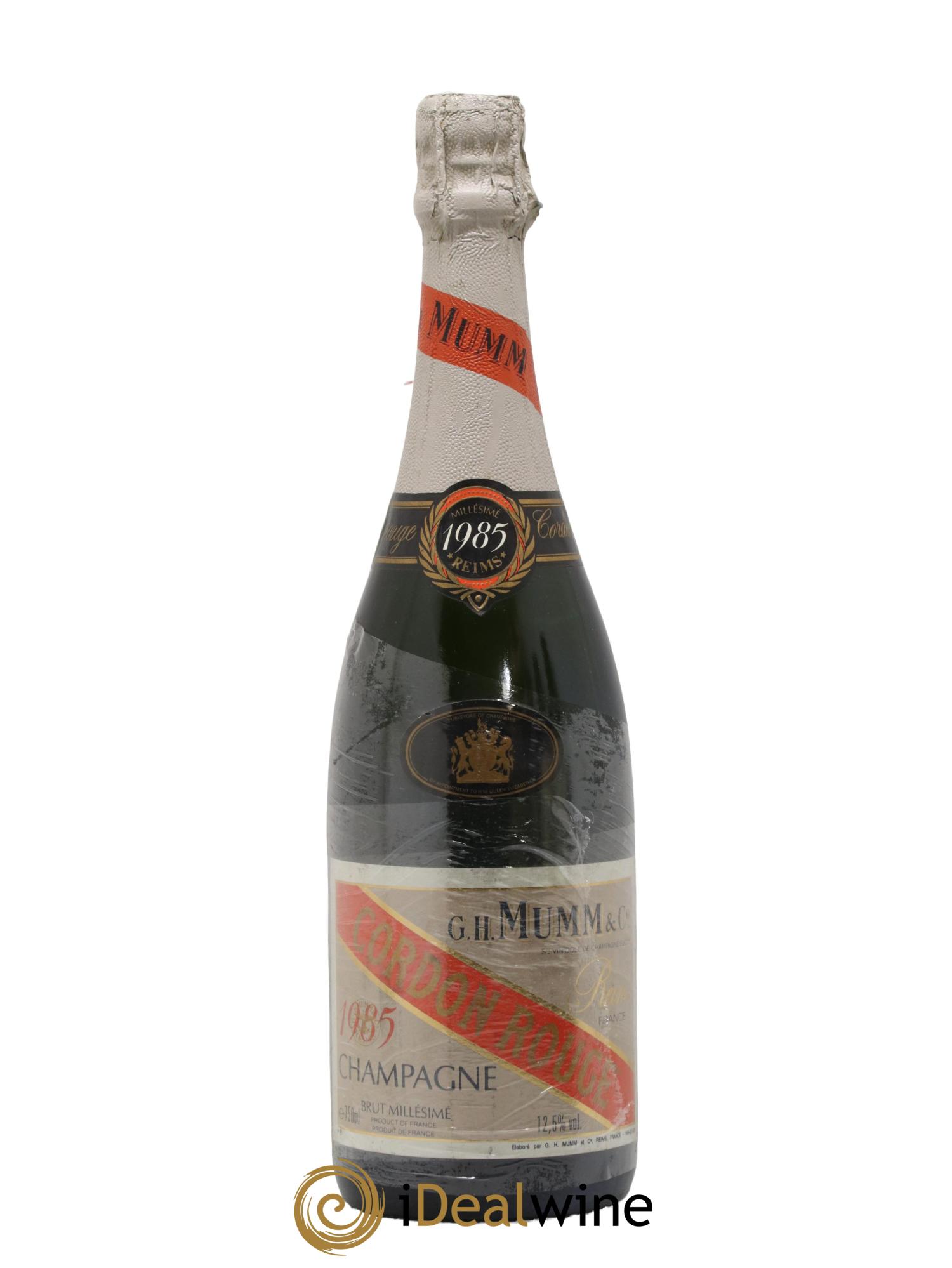 Cordon Rouge Mumm 1985 - Lot of 1 bottle - 0