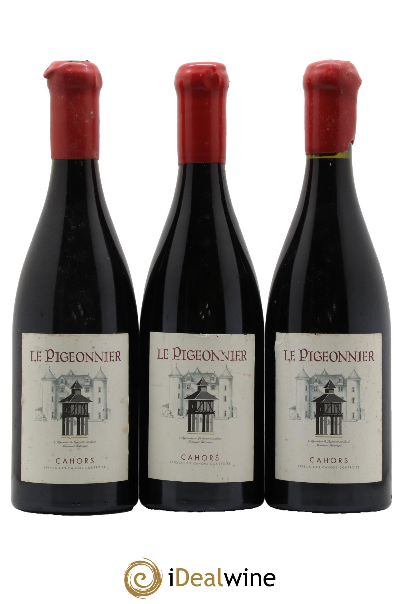 Cahors Château Lagrezette Le Pigeonnier Alain Dominique Perrin 1999 - Lot de 3 bouteilles - 0