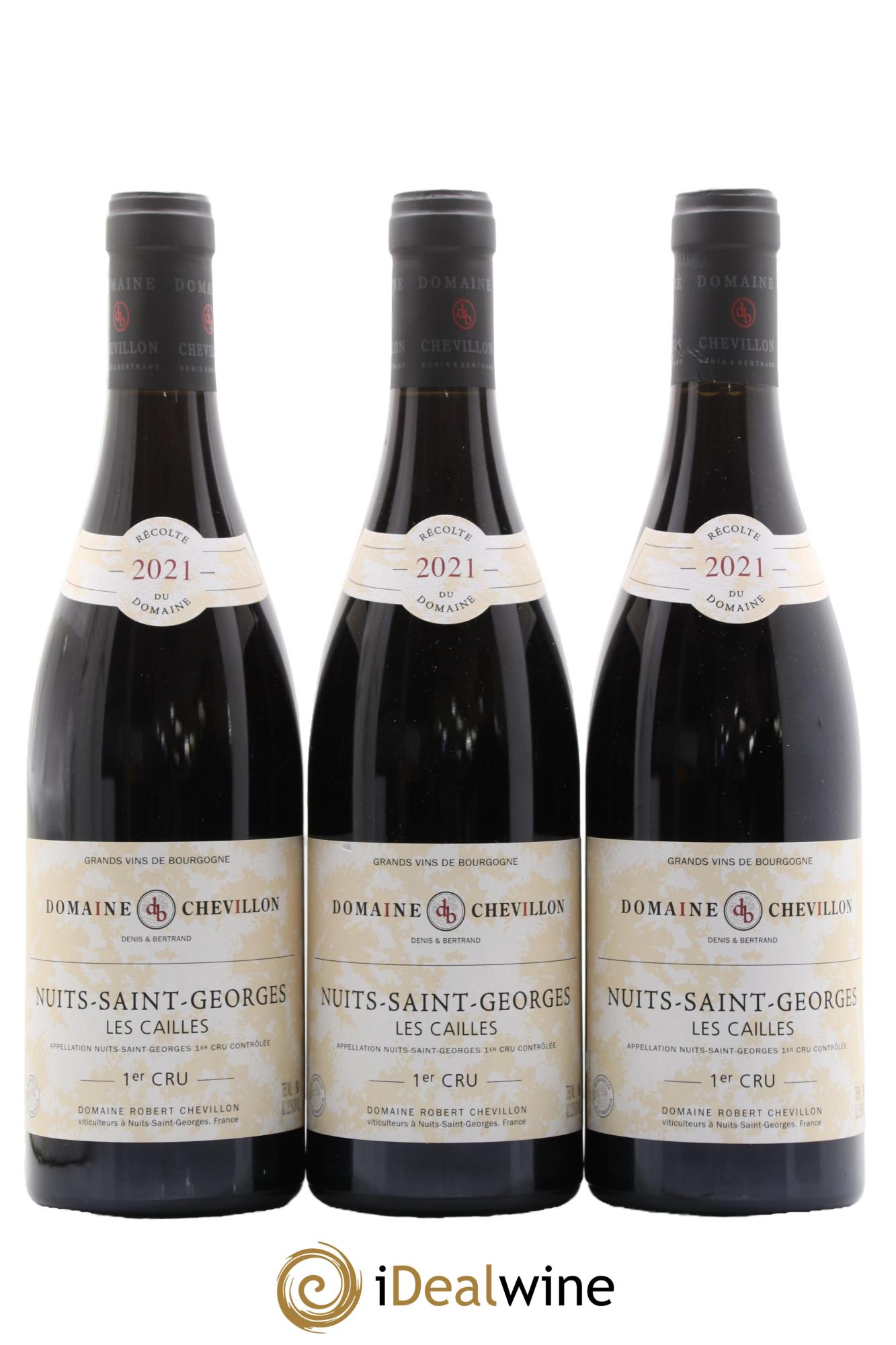 Nuits Saint-Georges 1er Cru Les Cailles Robert Chevillon  2021 - Posten von 3 Flaschen - 0