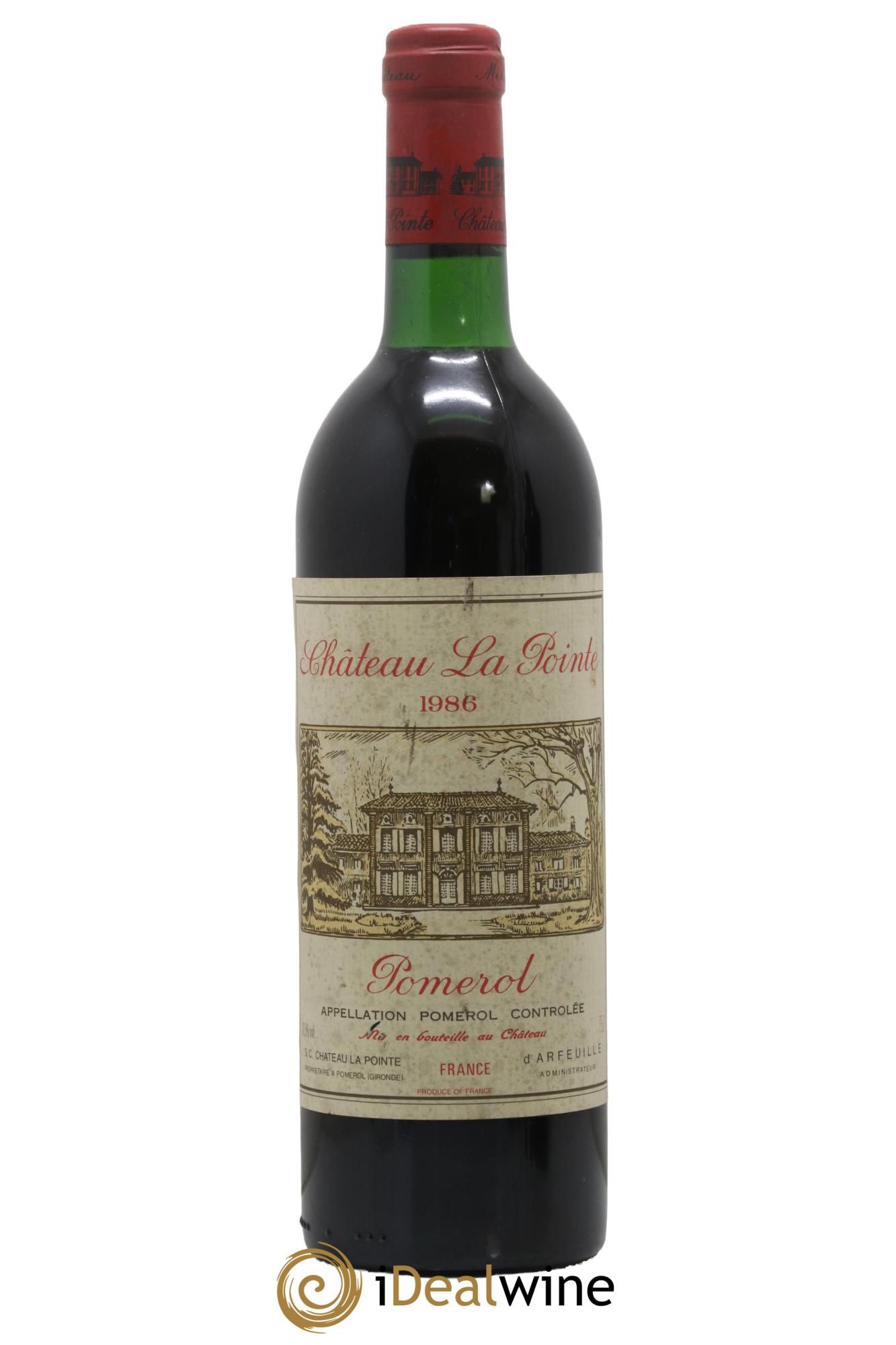 Château la Pointe  1986 - Lot de 1 bouteille - 0