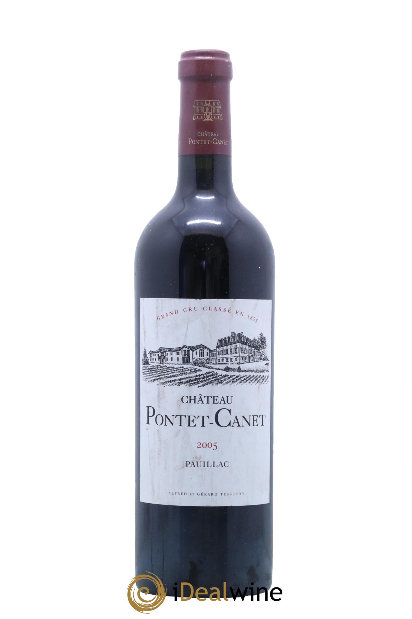 Château Pontet Canet 5ème Grand Cru Classé  2005 - Lot de 1 bouteille - 0