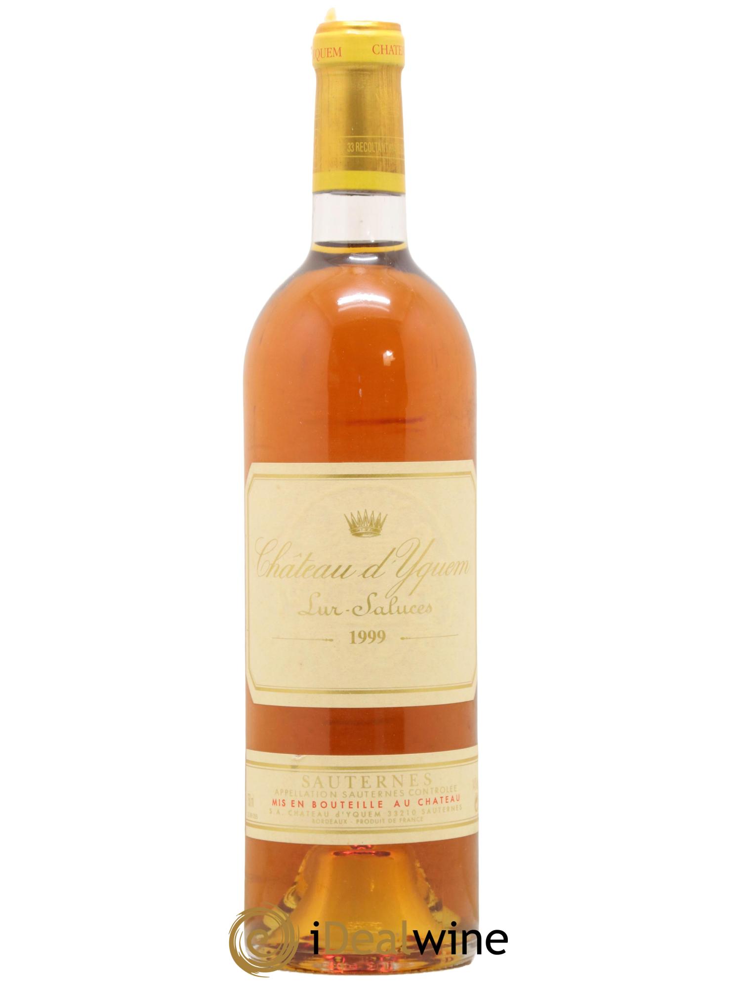 Château d' Yquem 1er Cru Classé Supérieur 1999 - Lot de 1 bouteille - 0