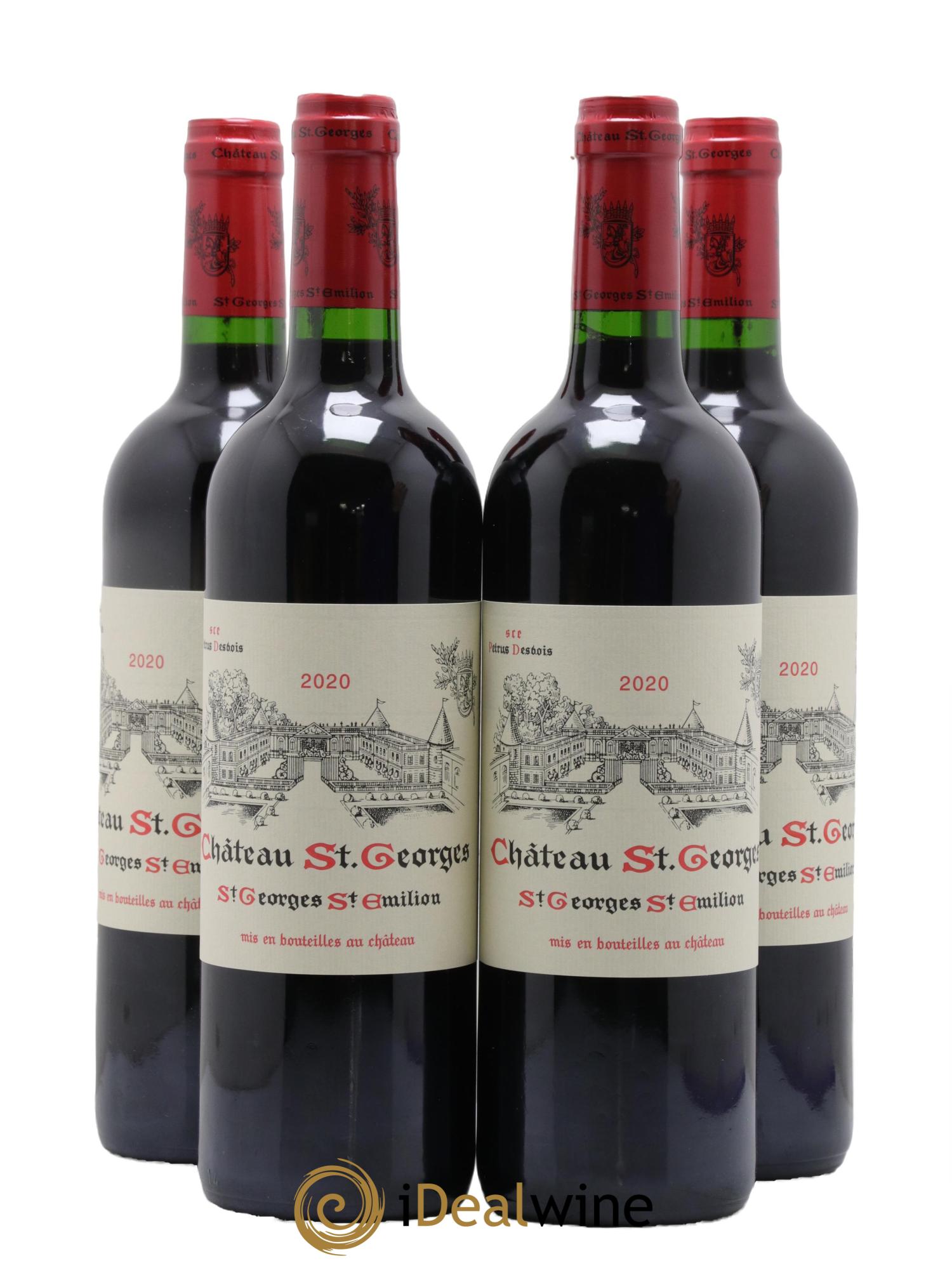 Saint Georges-Saint-Emilion Château St Georges 2020 - Lot of 4 bottles - 0