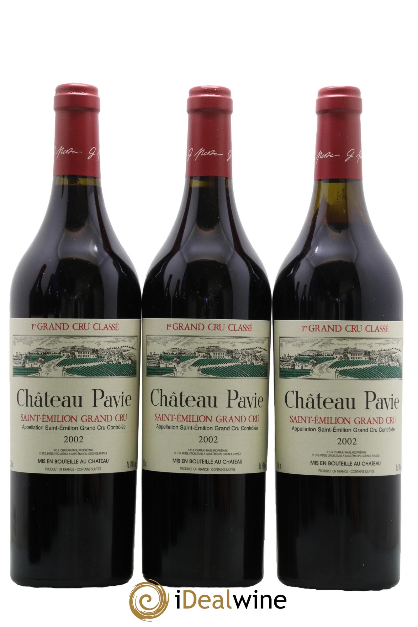 Château Pavie 1er Grand Cru Classé A 2002 - Lotto di 6 bottiglie - 2