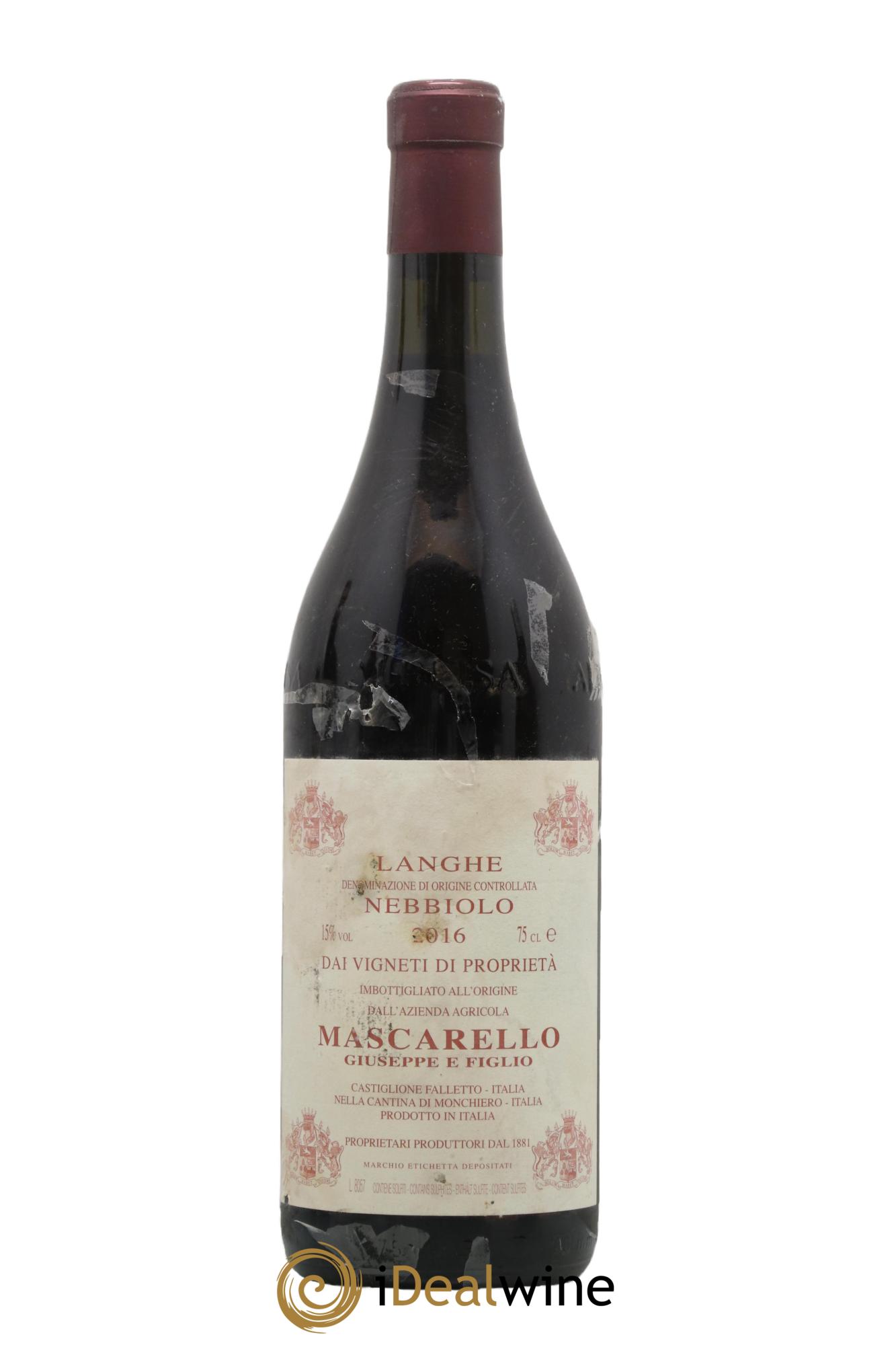 Langhe DOC Nebbiolo Giuseppe Mascarello 2016 - Lot of 1 bottle - 0