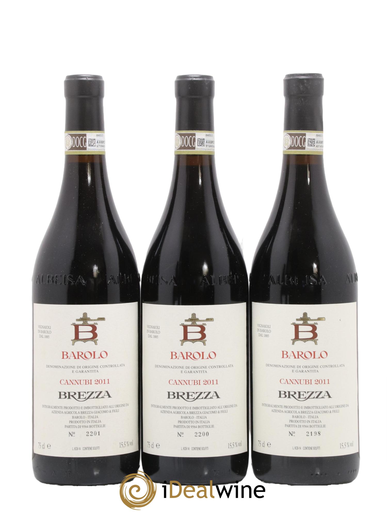 Barolo DOCG Cannubi Brezza 2011 - Posten von 3 Flaschen - 0