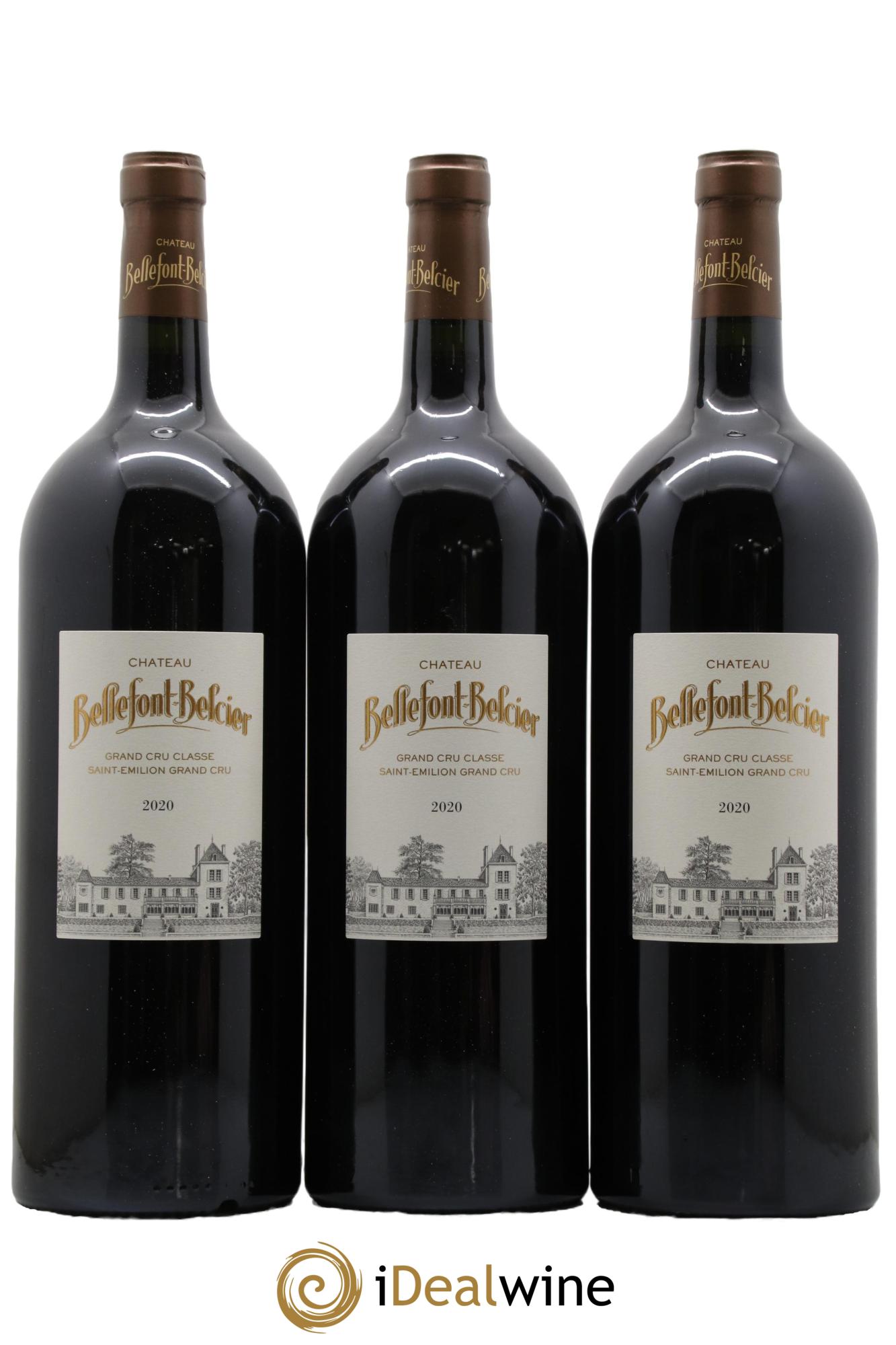 Château Bellefont-Belcier Grand Cru Classé 2020 - Lot of 3 magnums - 0