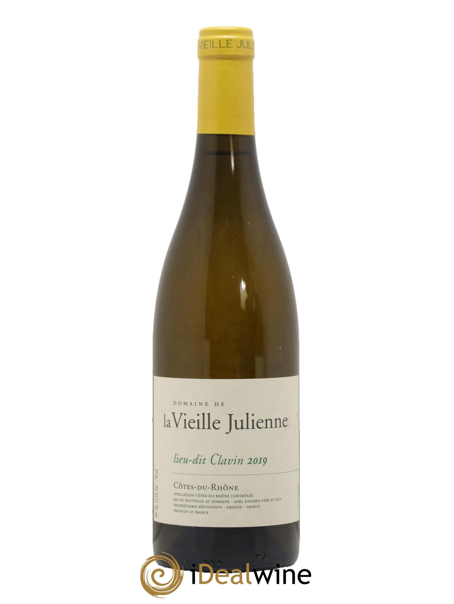 Côtes du Rhône Vieille Julienne (Domaine de la) Lieu-dit Clavin Jean-Paul Daumen 2019 - Posten von 1 Flasche - 0