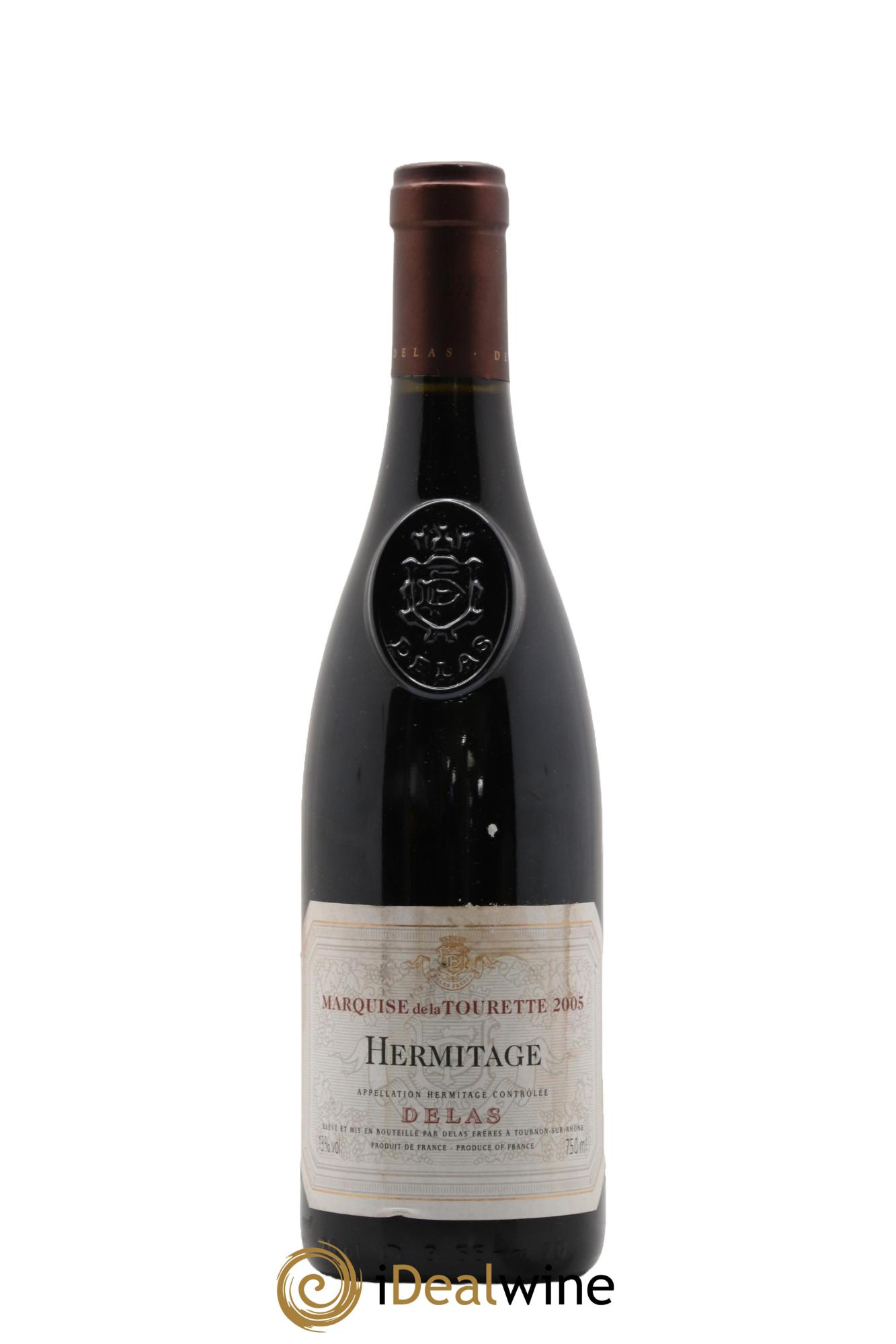 Hermitage Marquise de la Tourette Delas Frères 2005 - Lotto di 1 bottiglia - 0