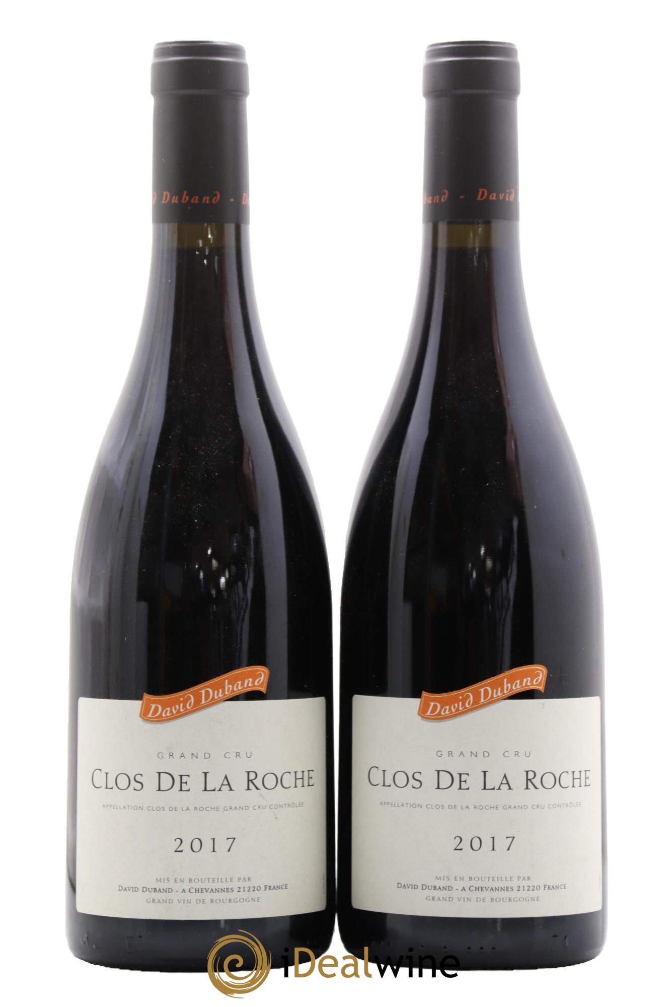 Clos de la Roche Grand Cru David Duband (Domaine)  2017 - Lot de 2 bouteilles - 0