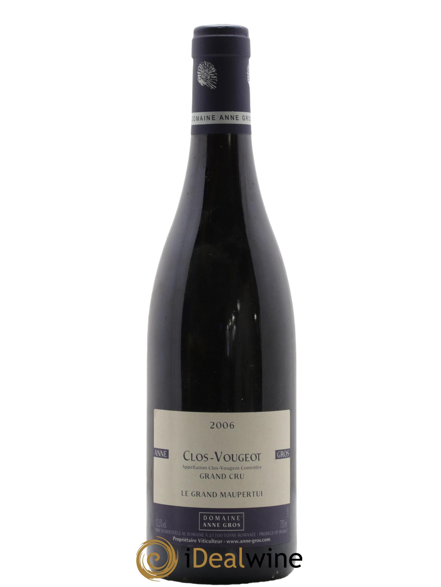 Clos de Vougeot Grand Cru Le Grand Maupertui Anne Gros 2006 - Lotto di 1 bottiglia - 0