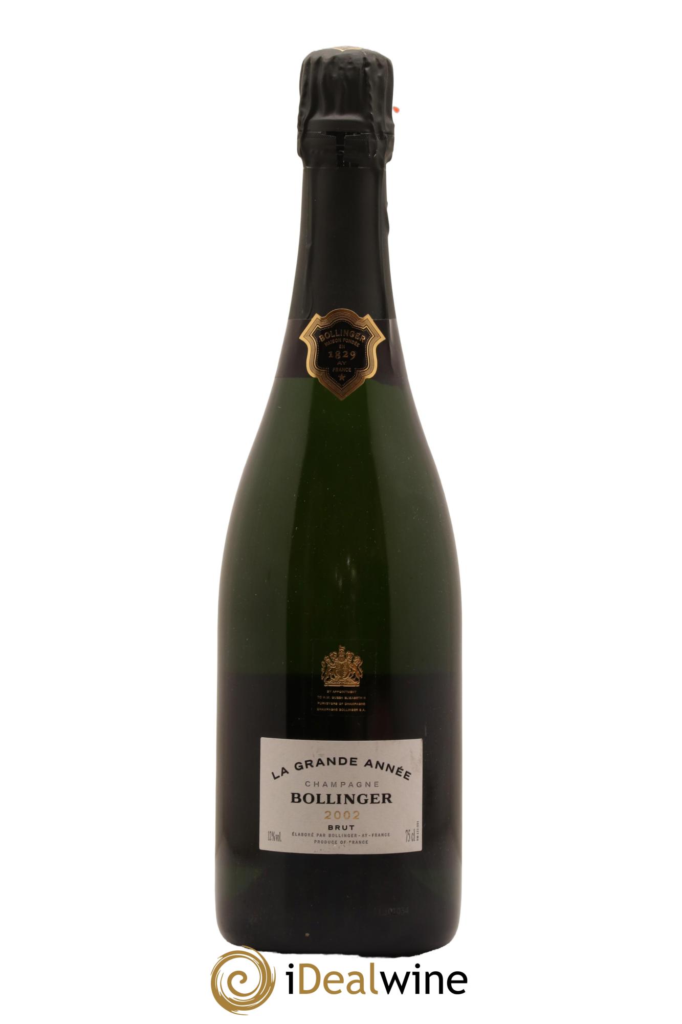 Champagne Bollinger Grande Année (Blanc effervescent)