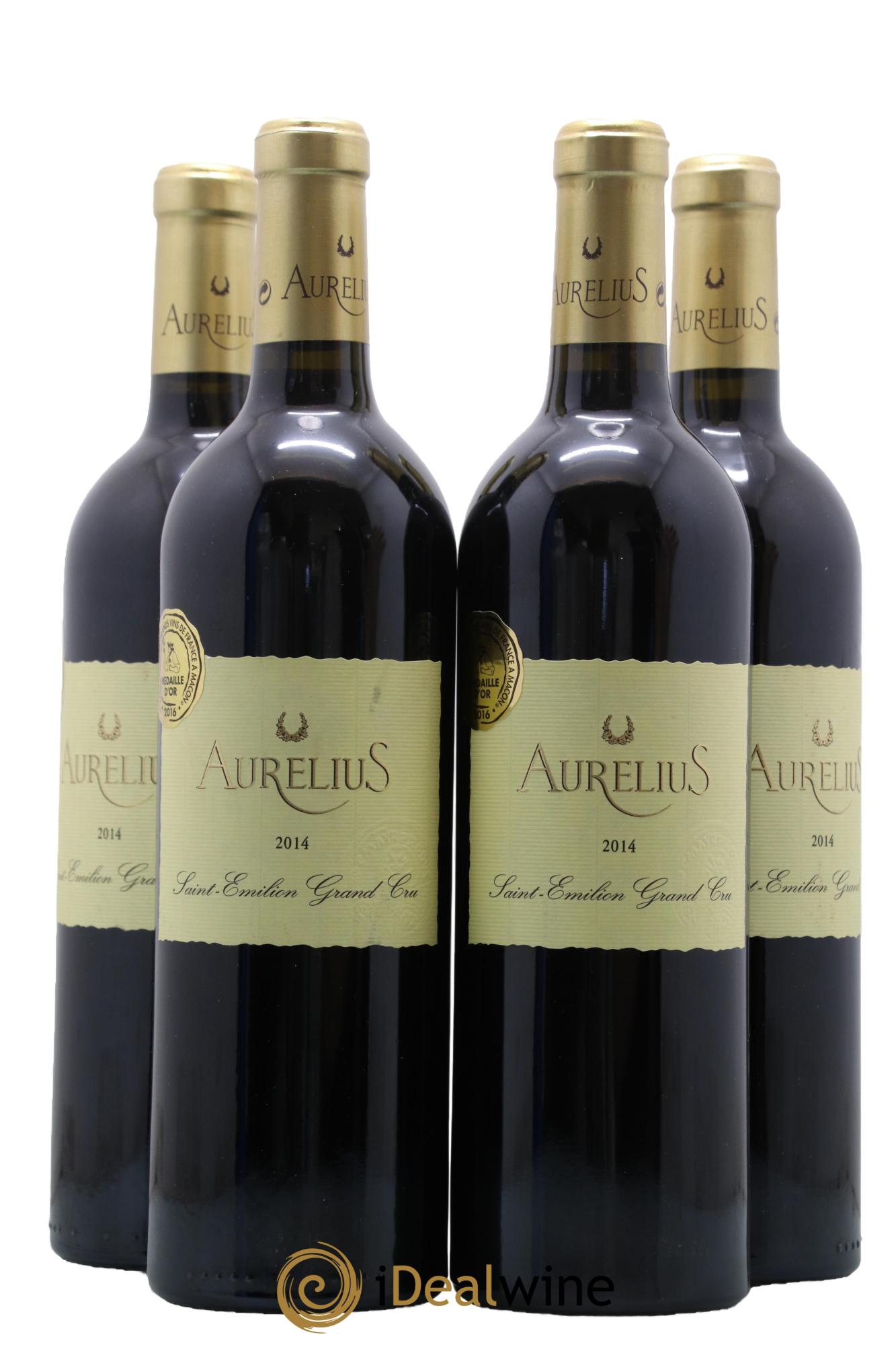 Saint-Émilion Grand Cru Aurelius 2014 - Lot of 4 bottles - 0