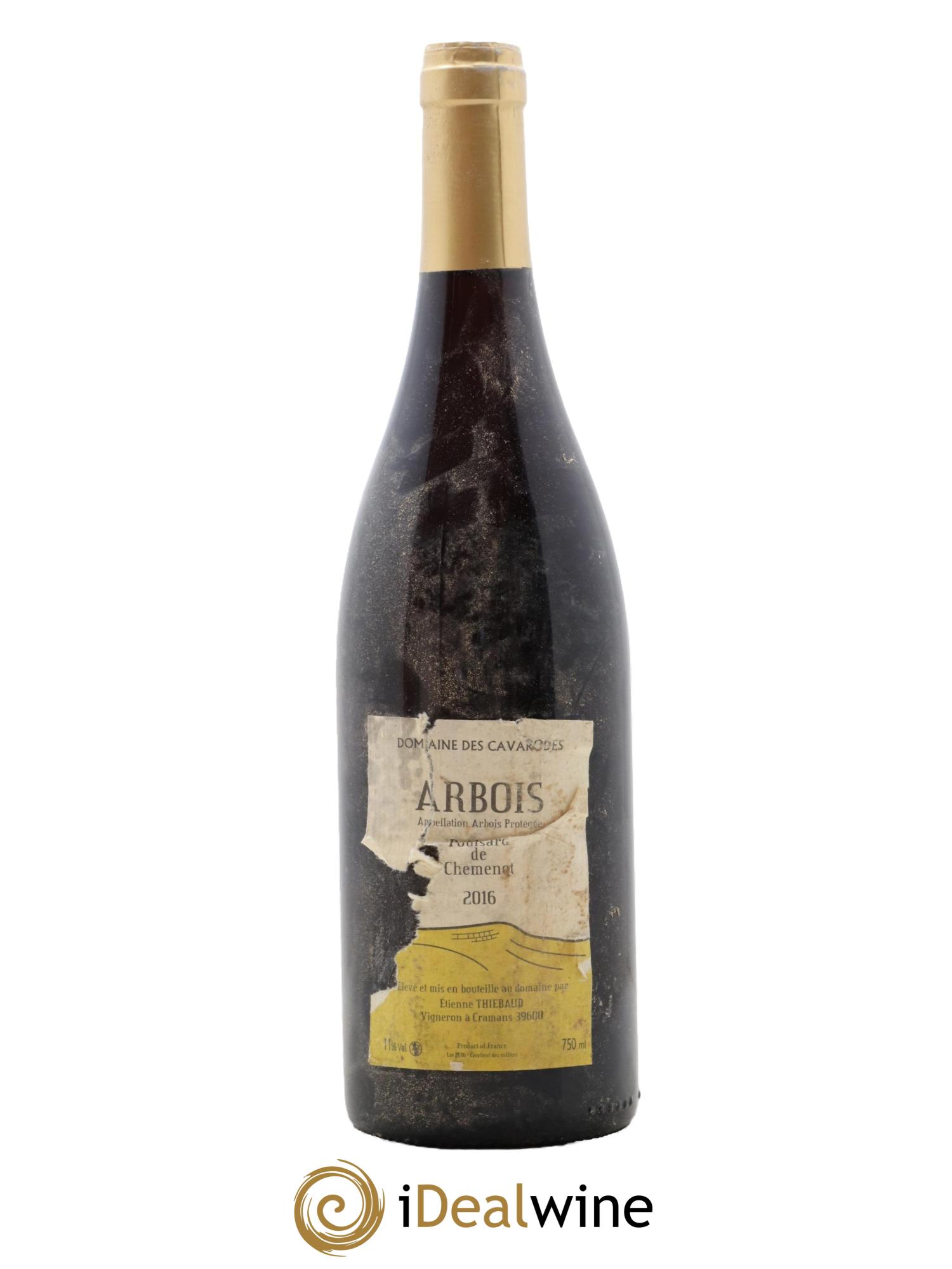 Arbois Poulsard de Chemenot Cavarodes (Domaine des) - Etienne Thiébaud 2016 - Lotto di 1 bottiglia - 0