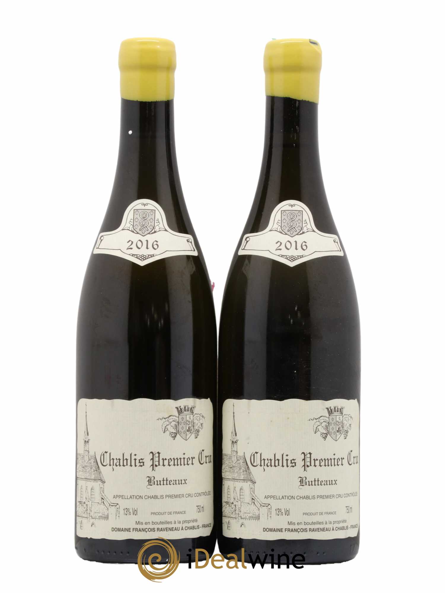 Chablis 1er Cru Butteaux Raveneau (Domaine) 2016 - Lot de 2 bouteilles - 0