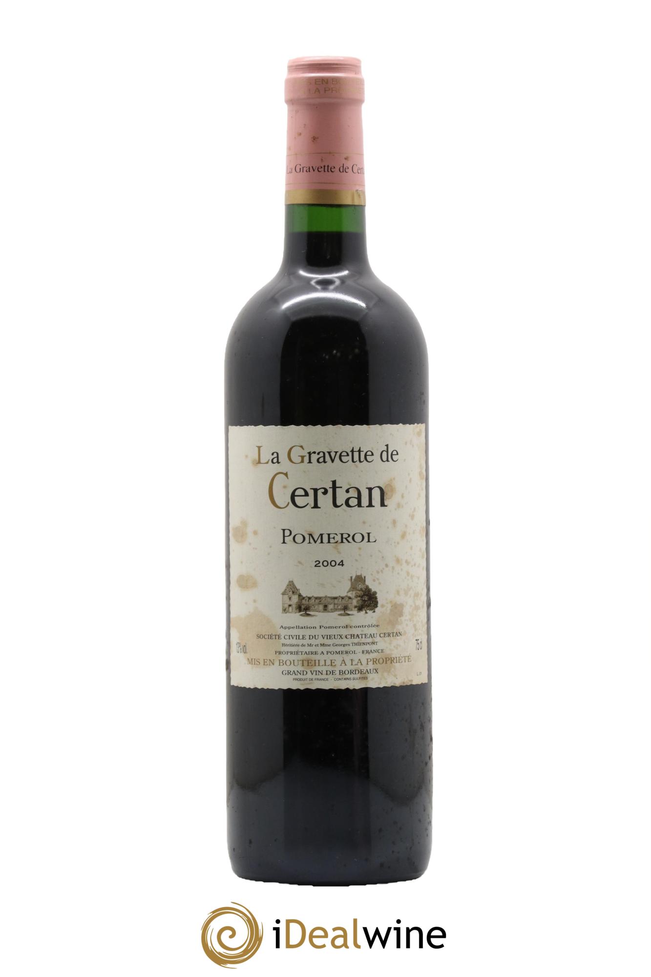 La Gravette de Certan 2004 - Posten von 1 Flasche - 0